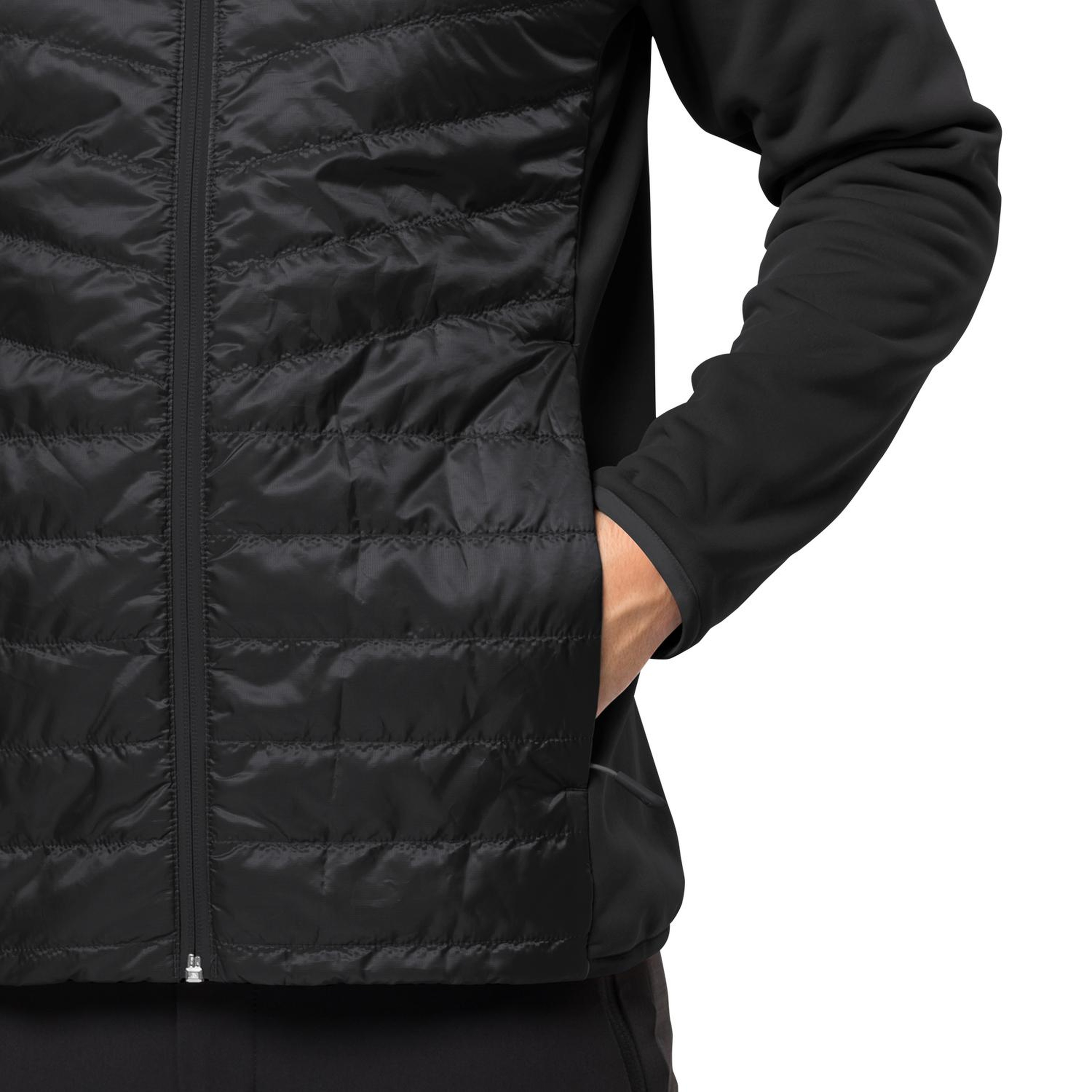 Jack Wolfskin Routeburn Pro Hybrid Erkek Siyah Outdoor Ceketi