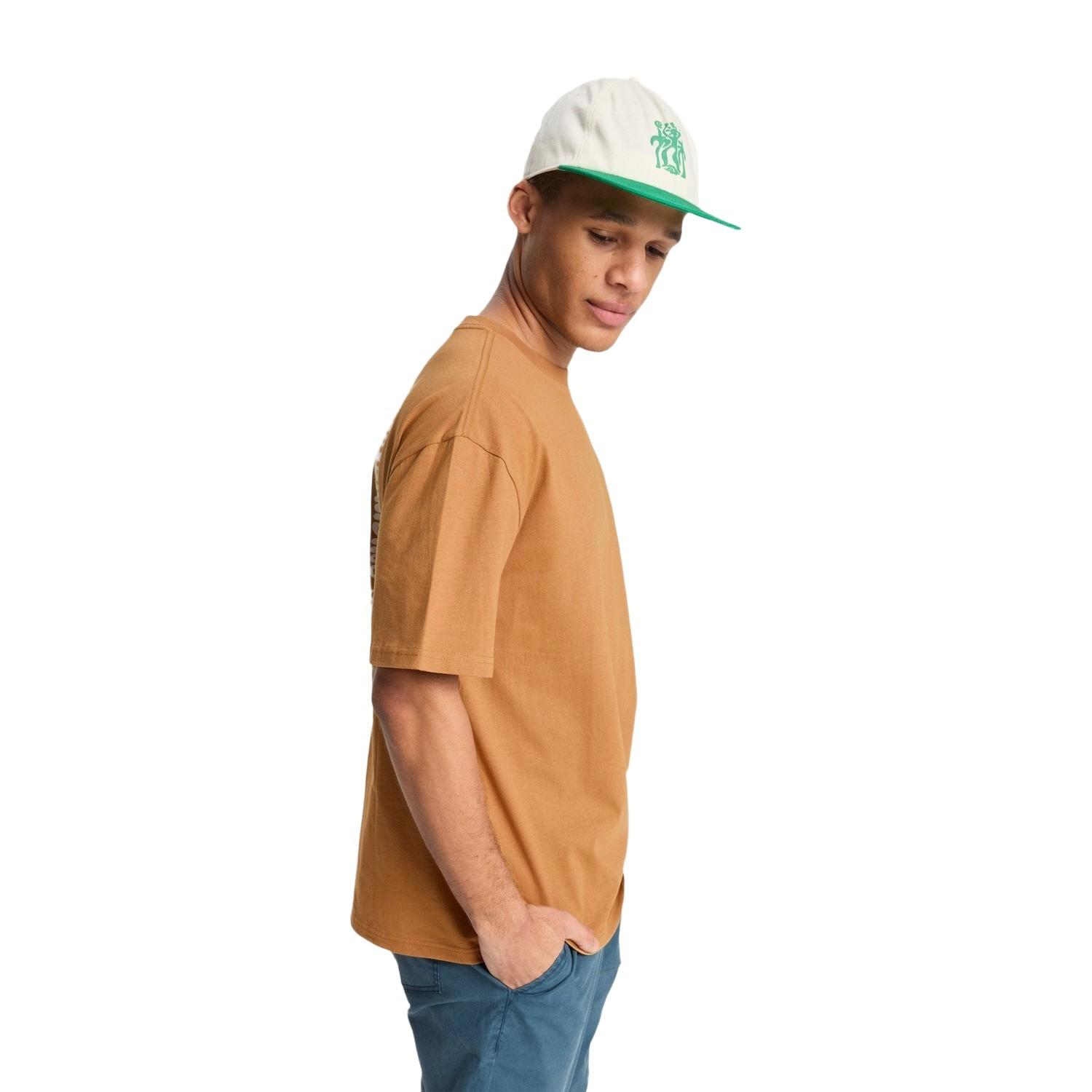 Quiksilver Serenity Splash Erkek Kahverengi Tişört