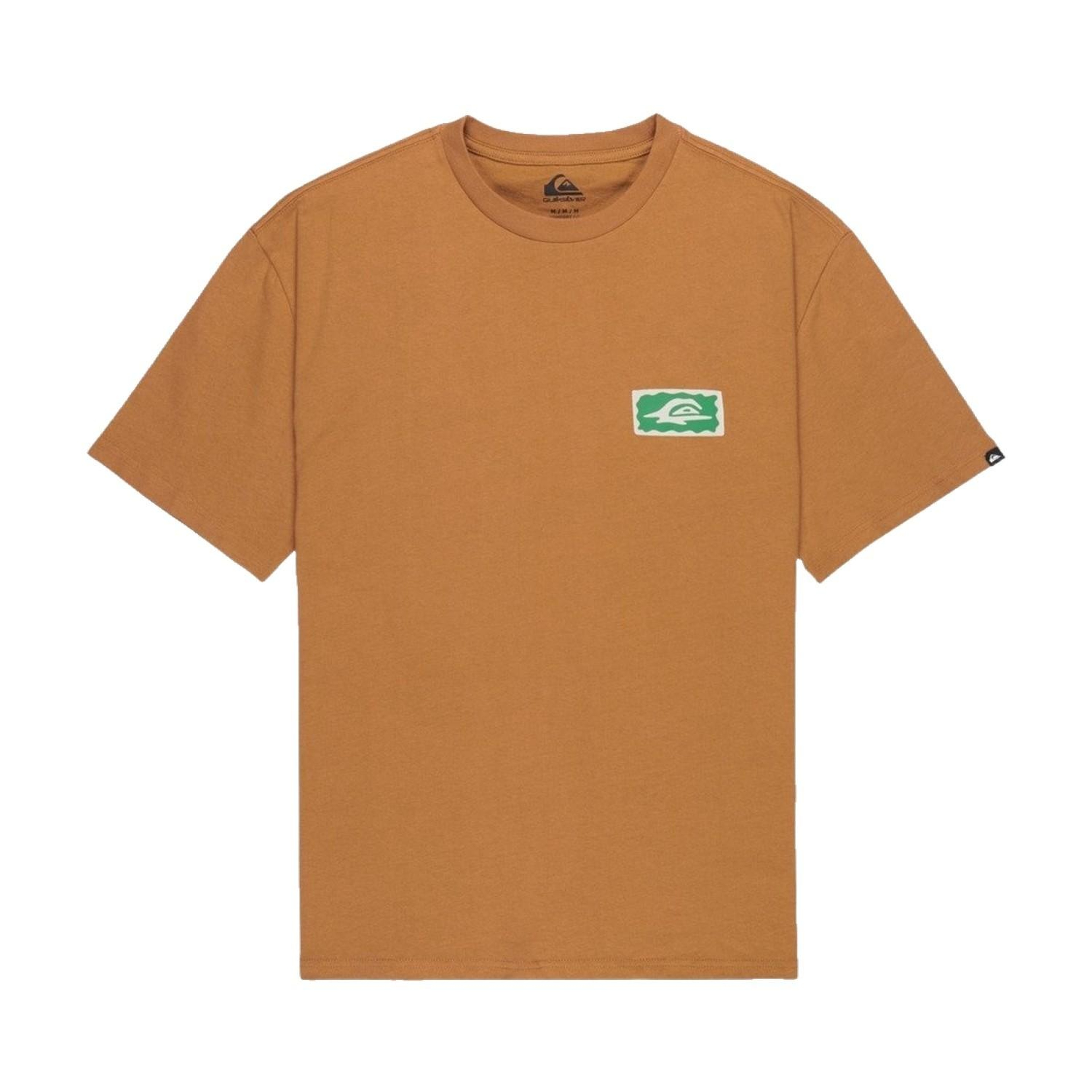 Quiksilver Serenity Splash Erkek Kahverengi Tişört