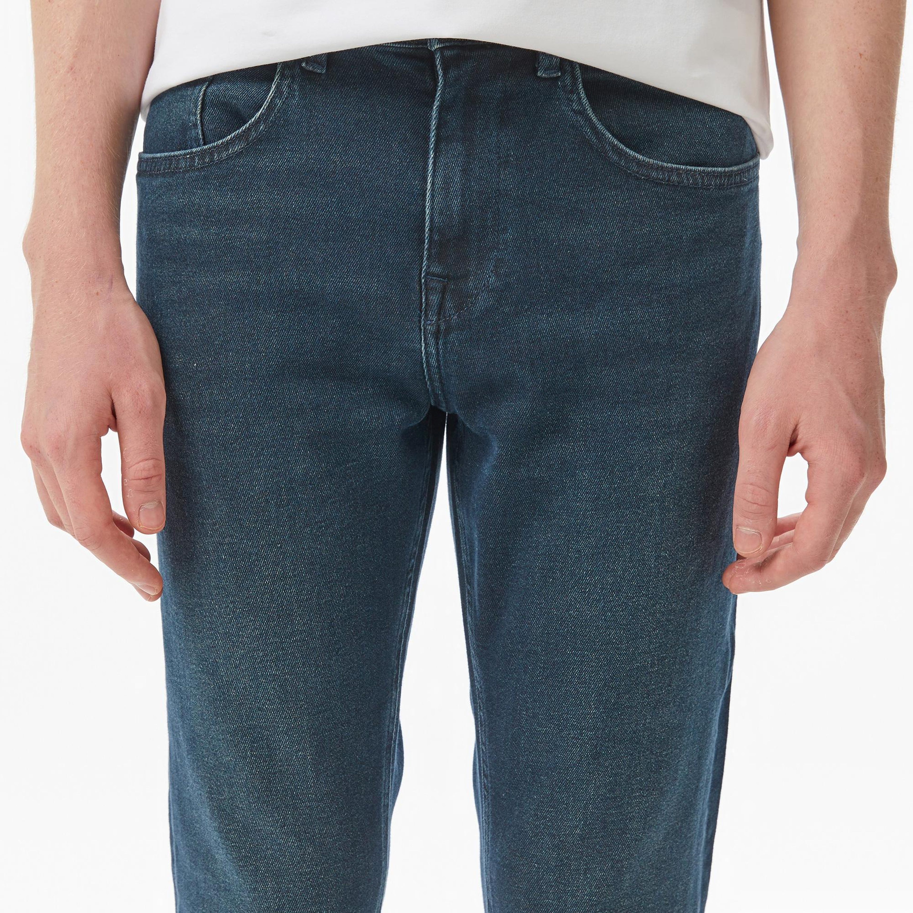 Lacoste Erkek Regular Fit Koyu Mavi Jean Pantolon