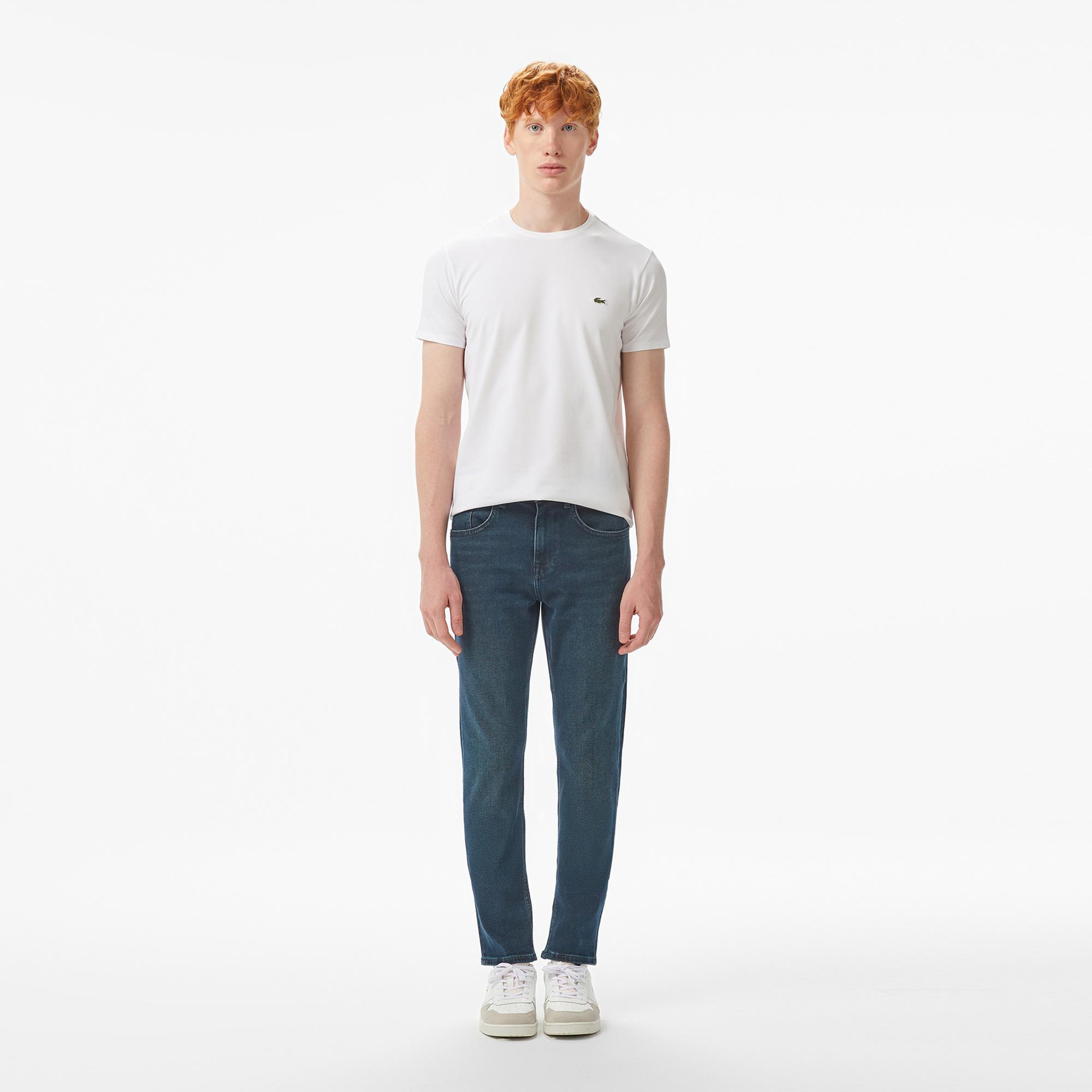 Lacoste Erkek Regular Fit Koyu Mavi Jean Pantolon