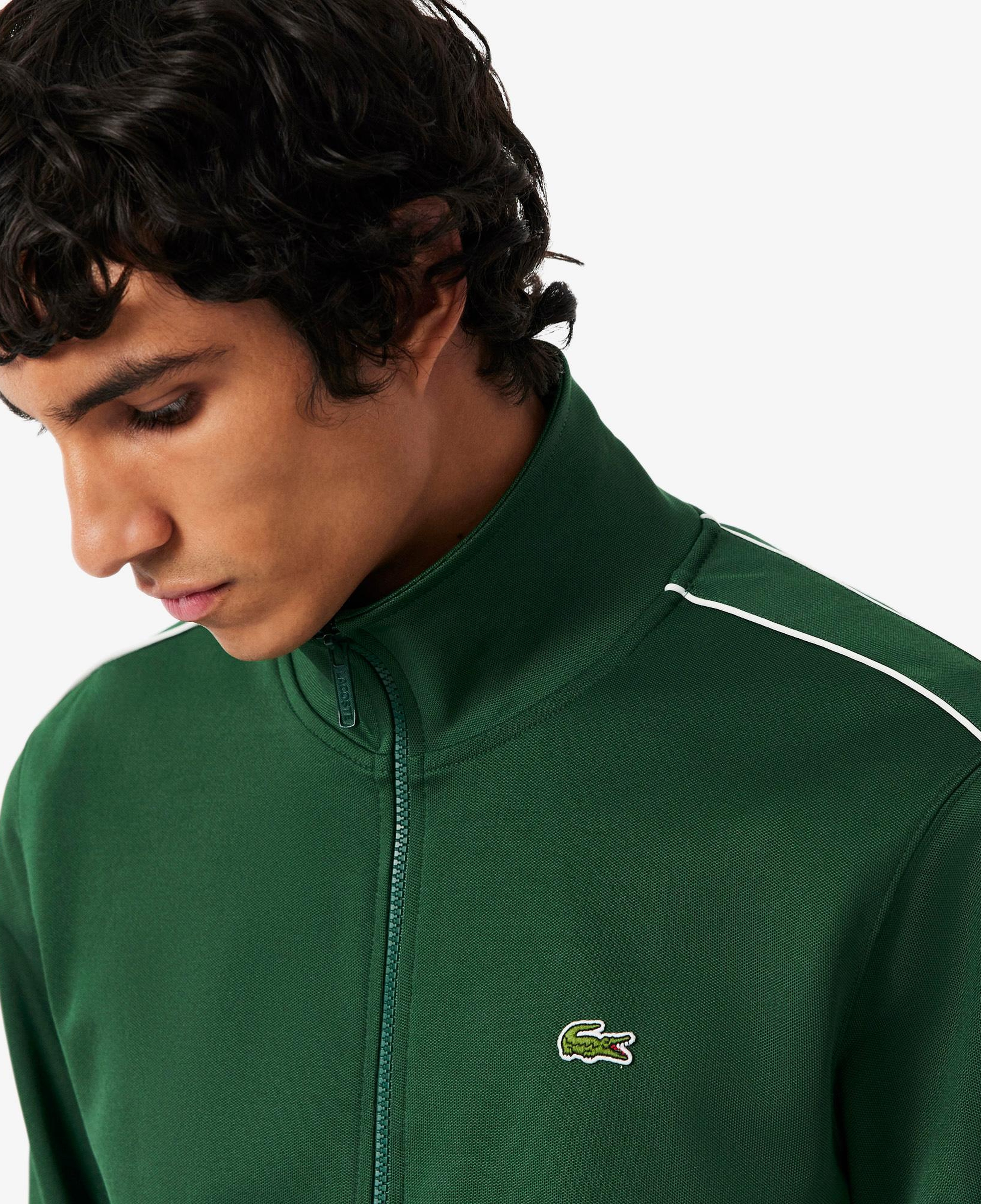 Lacoste Regular Fit Fermuarlı Erkek Yeşil Sweatshirt