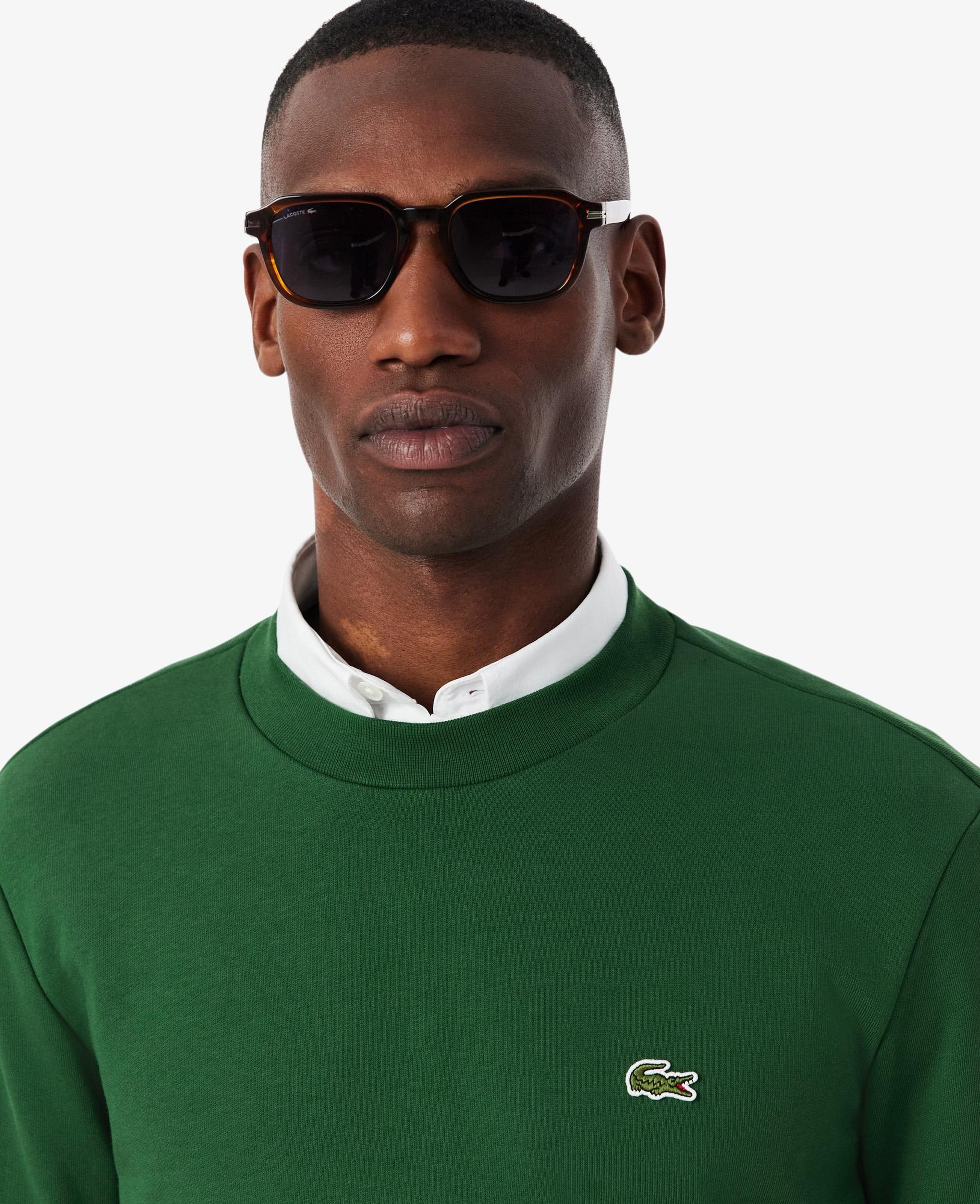 Lacoste Erkek Classic Fit Bisiklet Yaka Yeşil Sweatshirt
