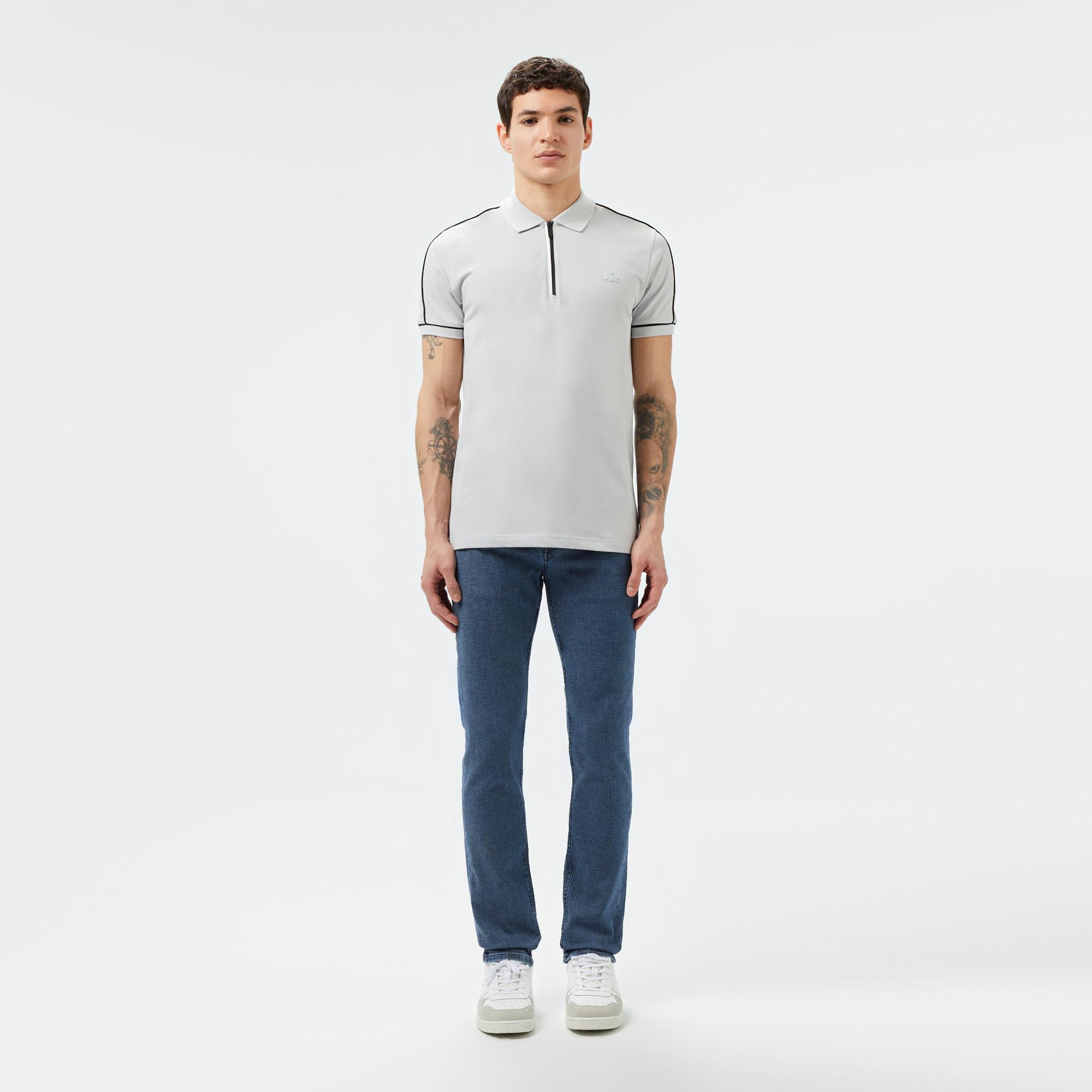 Erkek Slim Fit Mavi Jean Pantolon