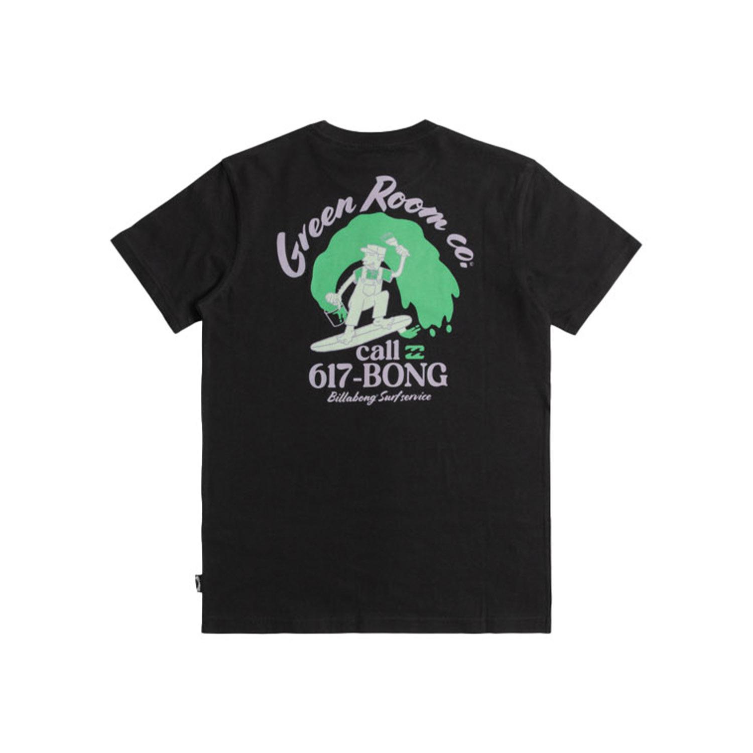 Billabong Surf Service Erkek Çocuk Siyah Tişört