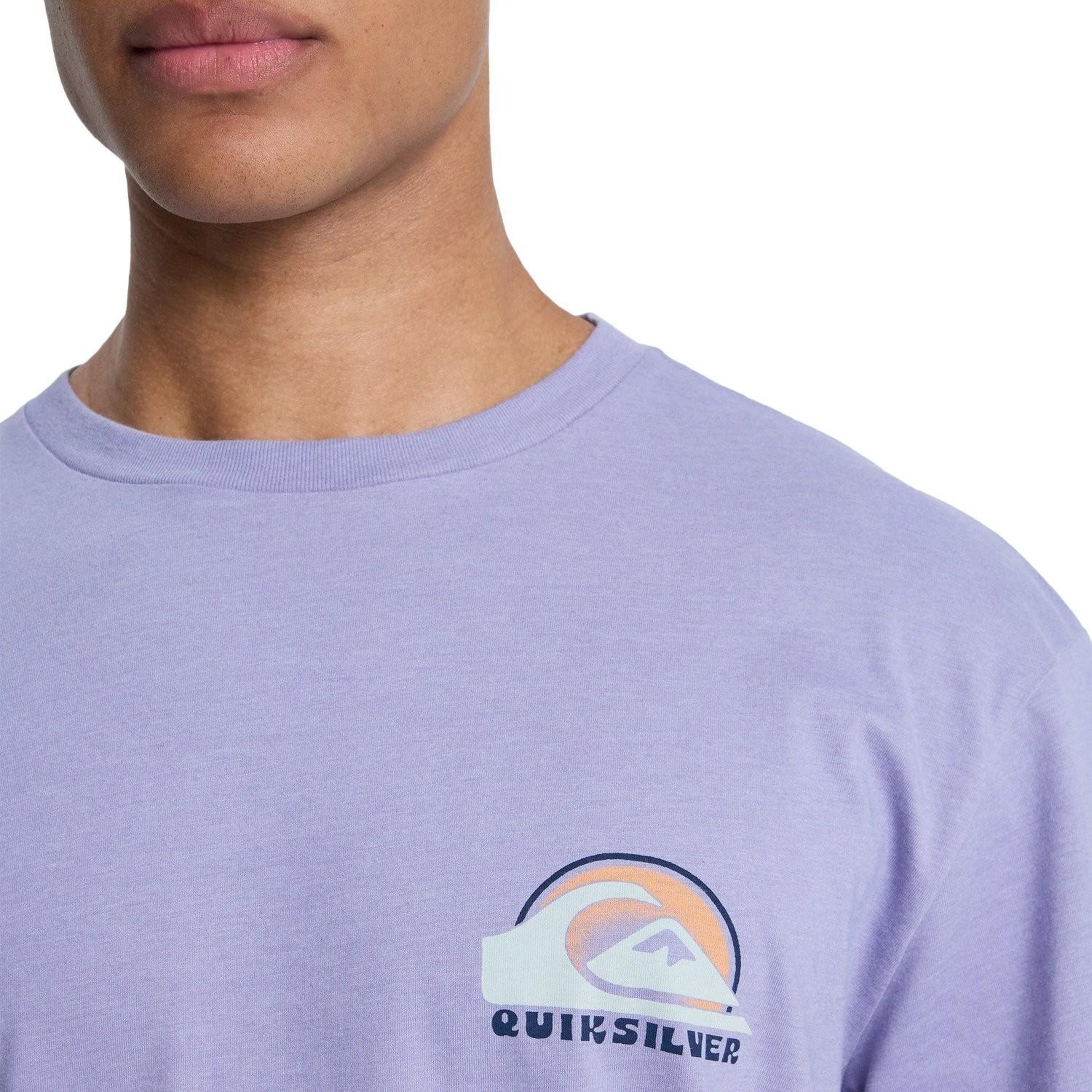 Quiksilver Hellbender Erkek Mor Tişört