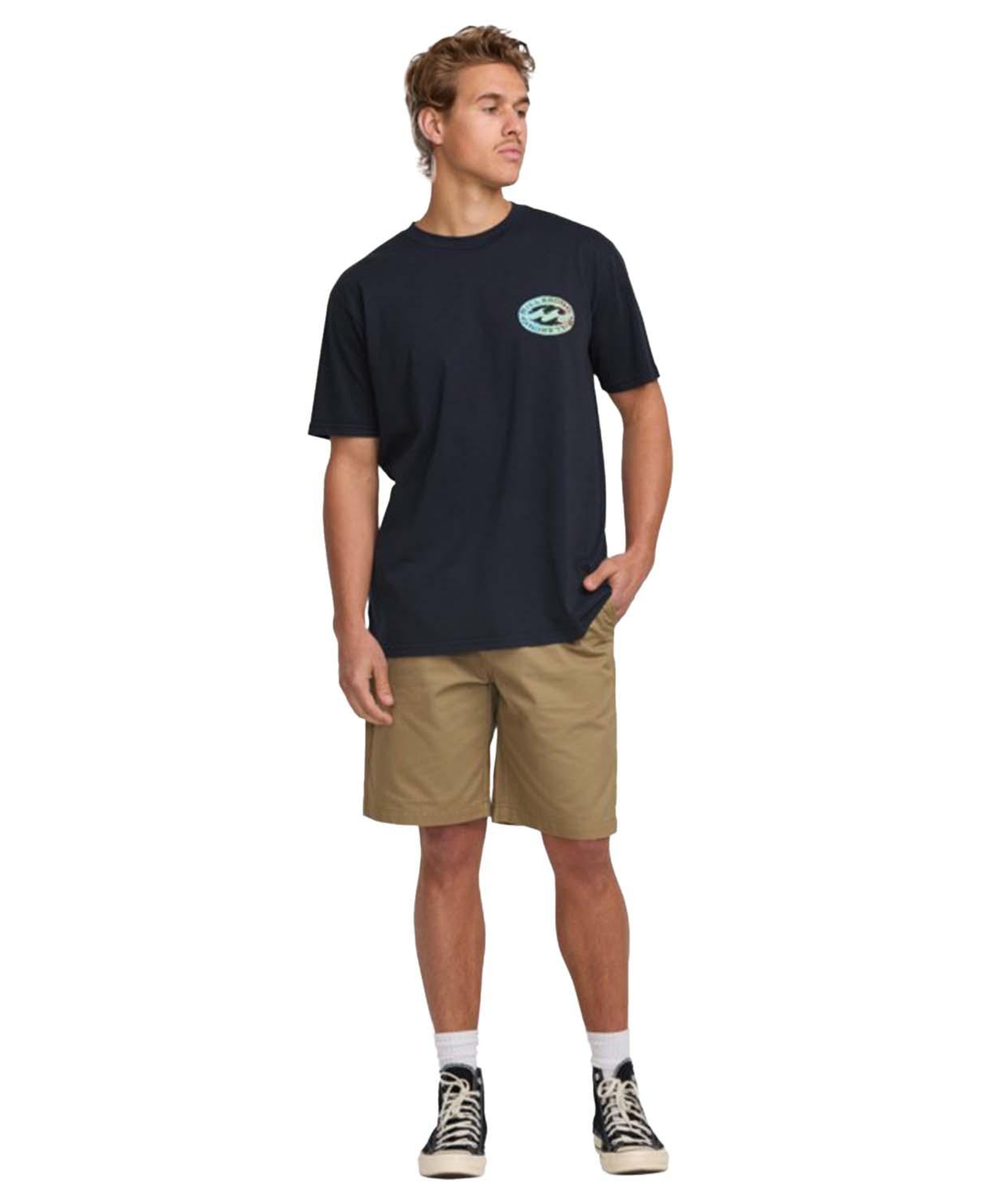 Billabong Stretch Wave Premium Ww Erkek Mavi Tişört