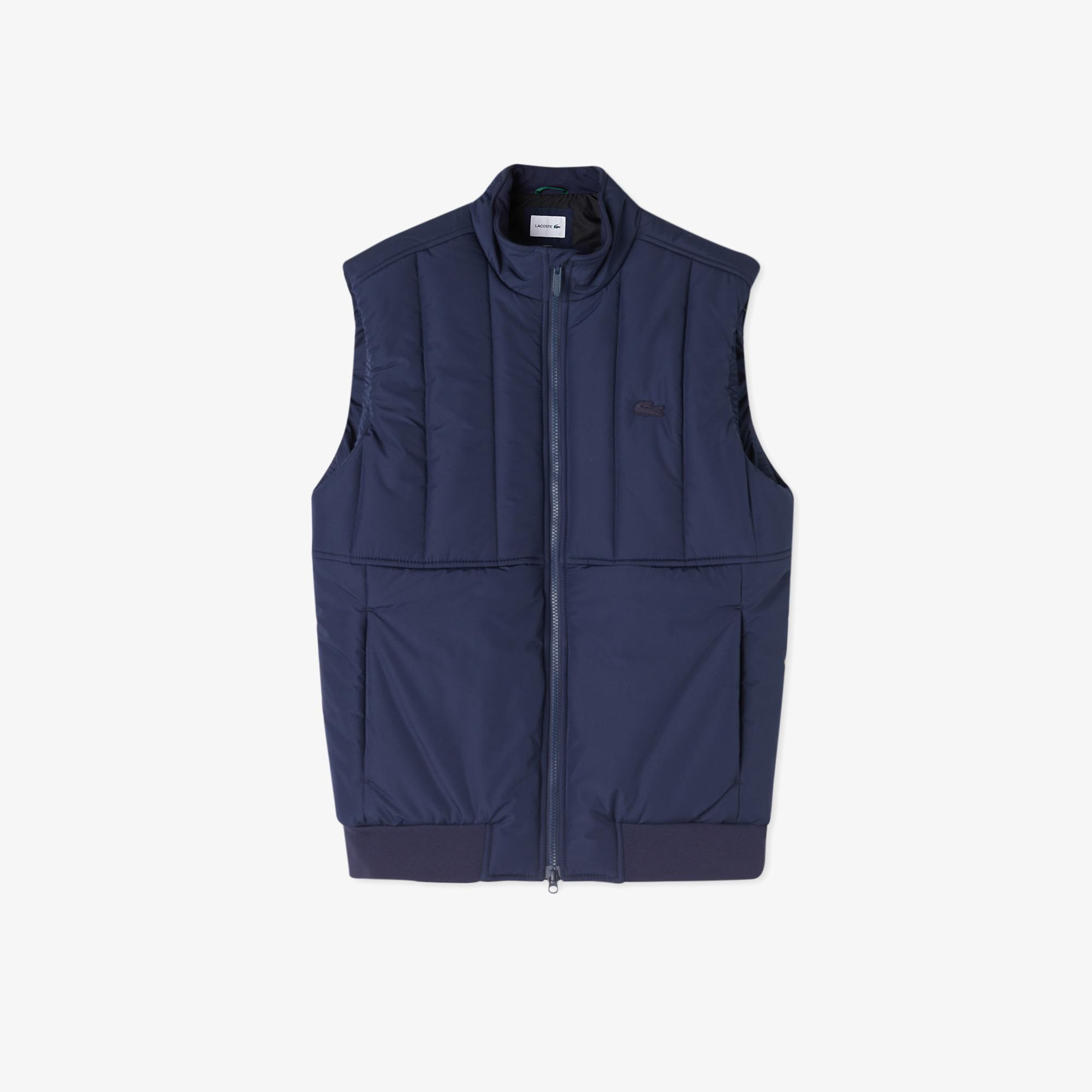 Lacoste Erkek Dik Yaka Lacivert Yelek