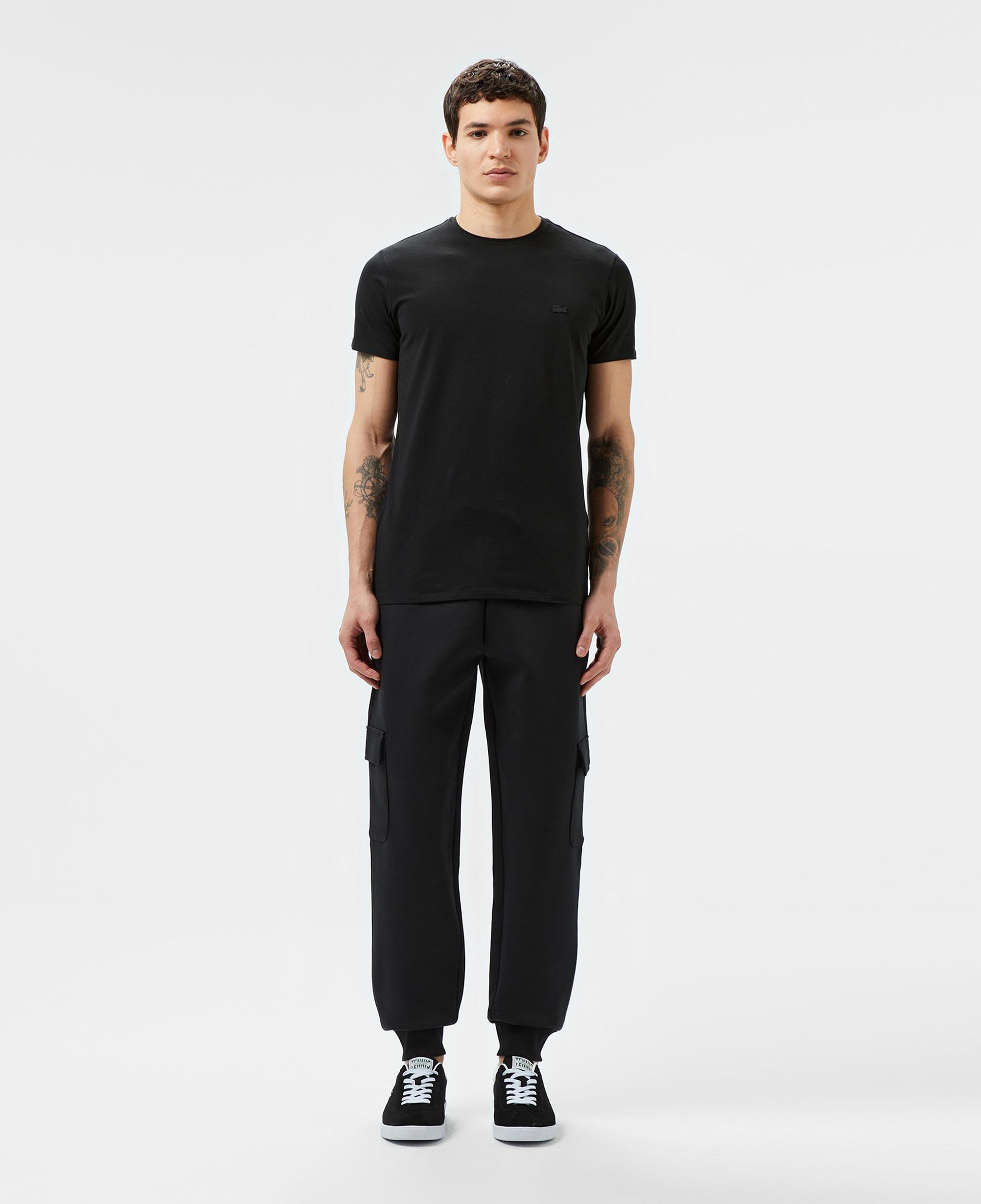 Lacoste Erkek Loose Fit Siyah Eşofman Altı
