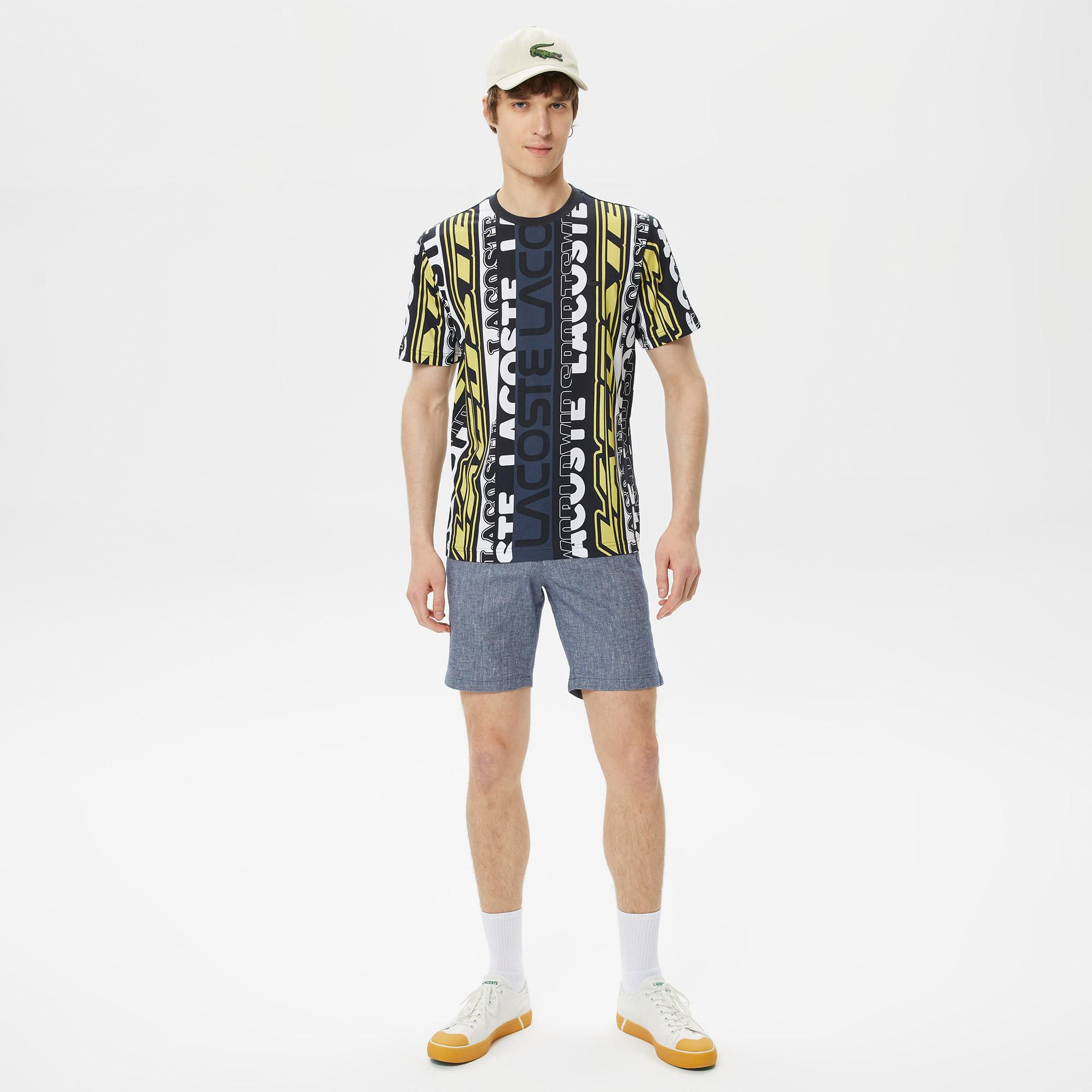 Erkek Regular Fit Lacivert Bermuda