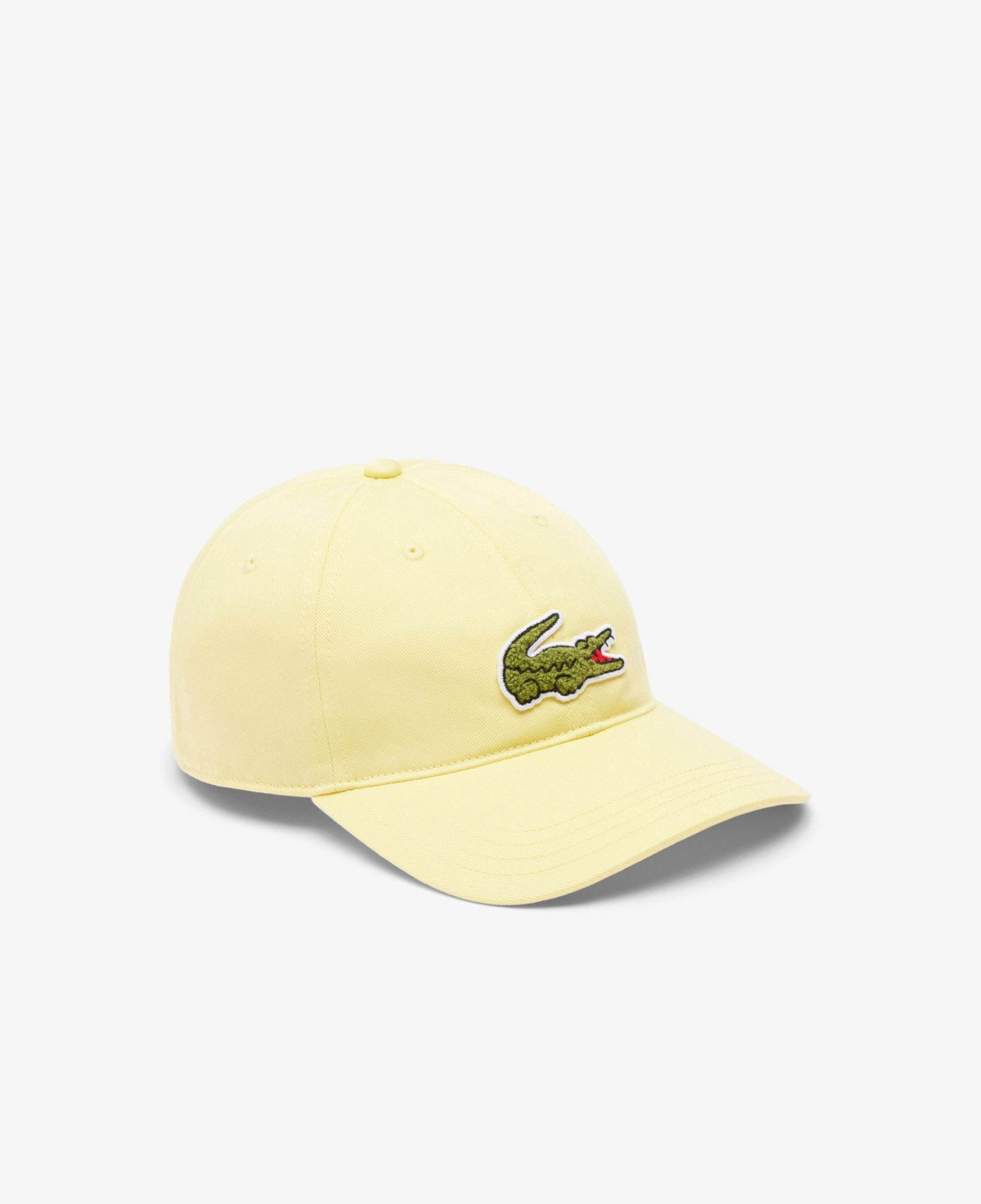 Lacoste Unisex Baskılı Sarı Şapka