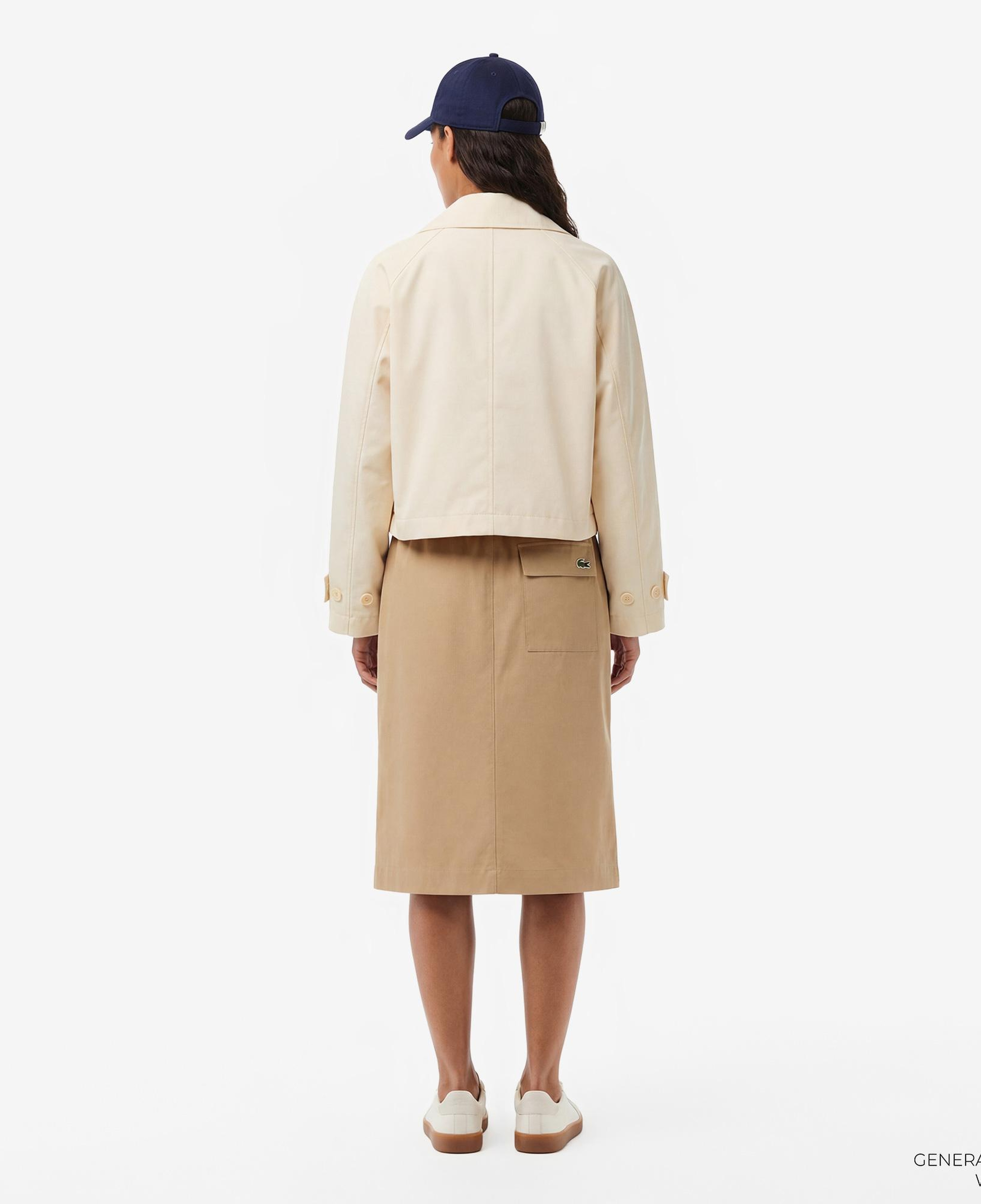 Lacoste Kadın Straight Fit Bej Etek