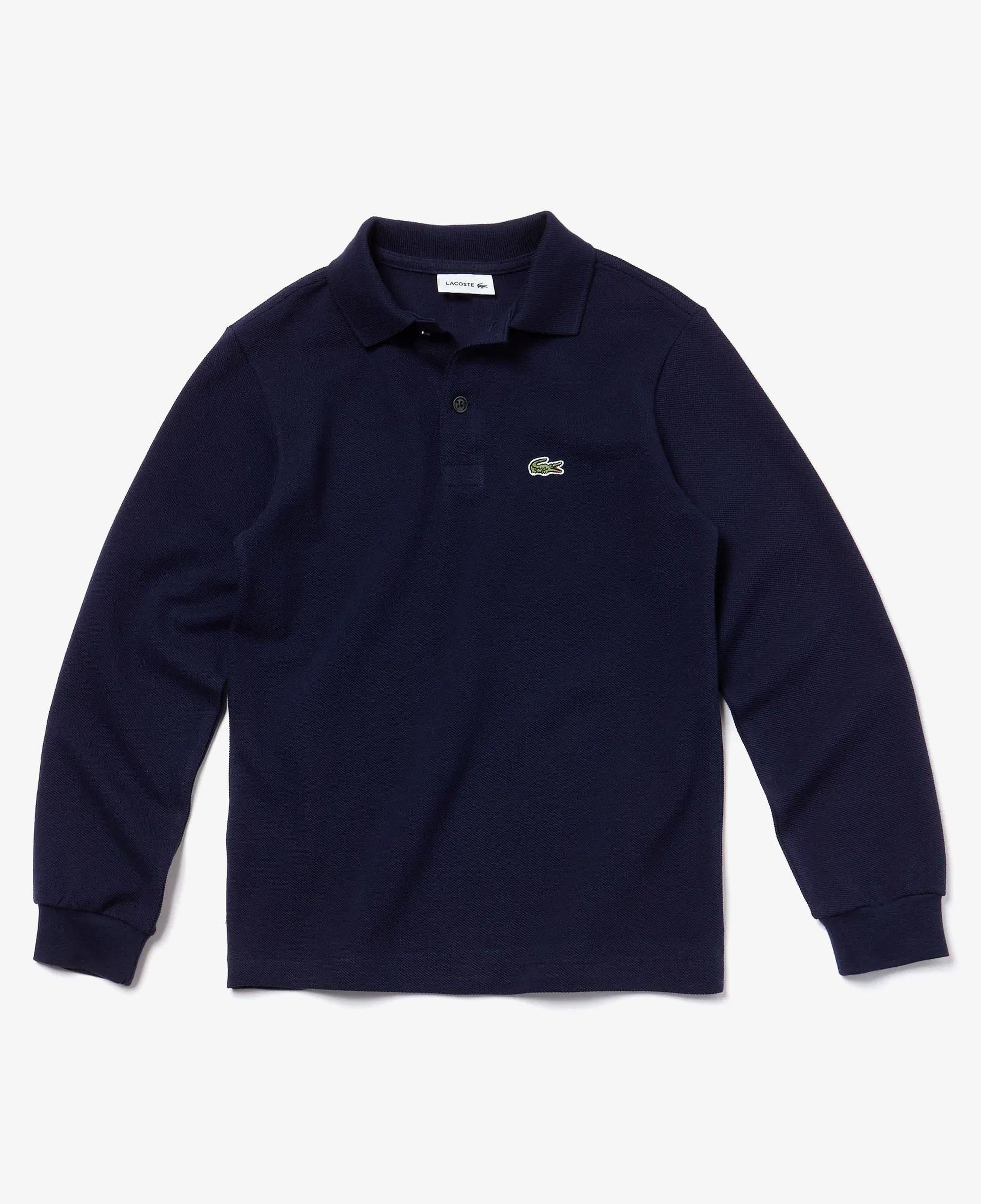 Lacoste Erkek Çocuk Regular Fit Uzun Kollu Lacivert Polo