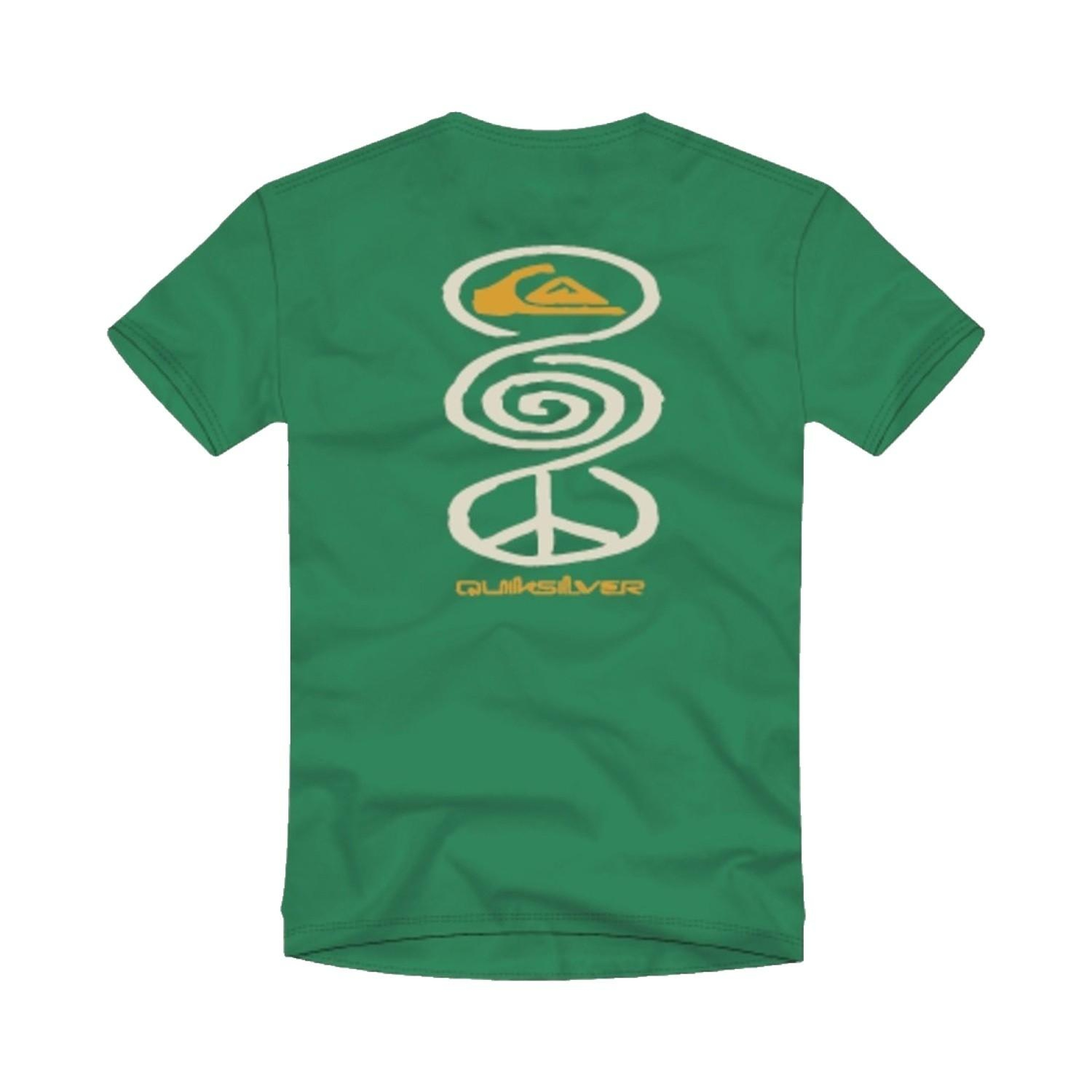 Quiksilver Harmony Spiral Erkek Yeşil Tişört