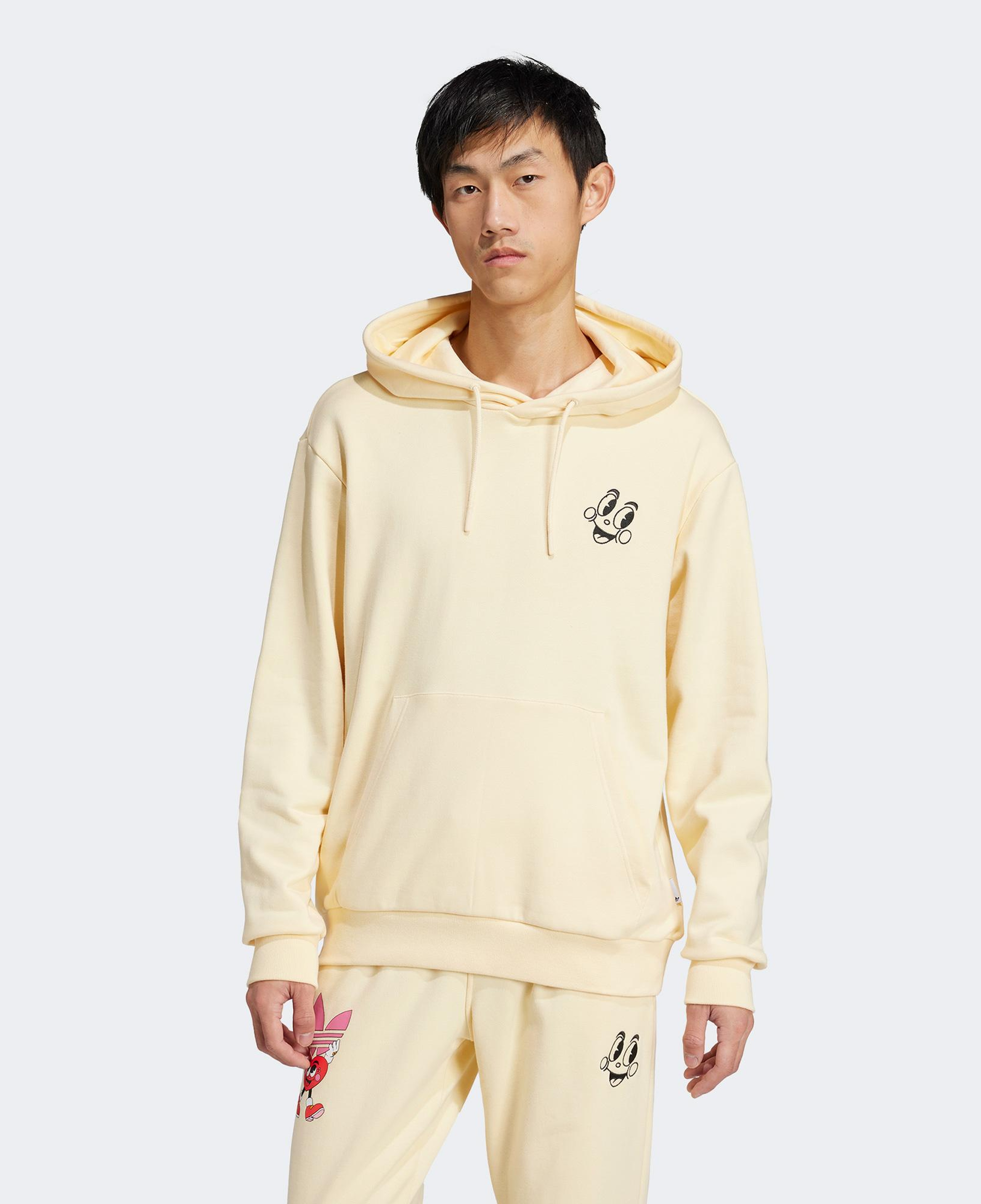 adidas Originals 70s Fleece Erkek Krem Hoodie