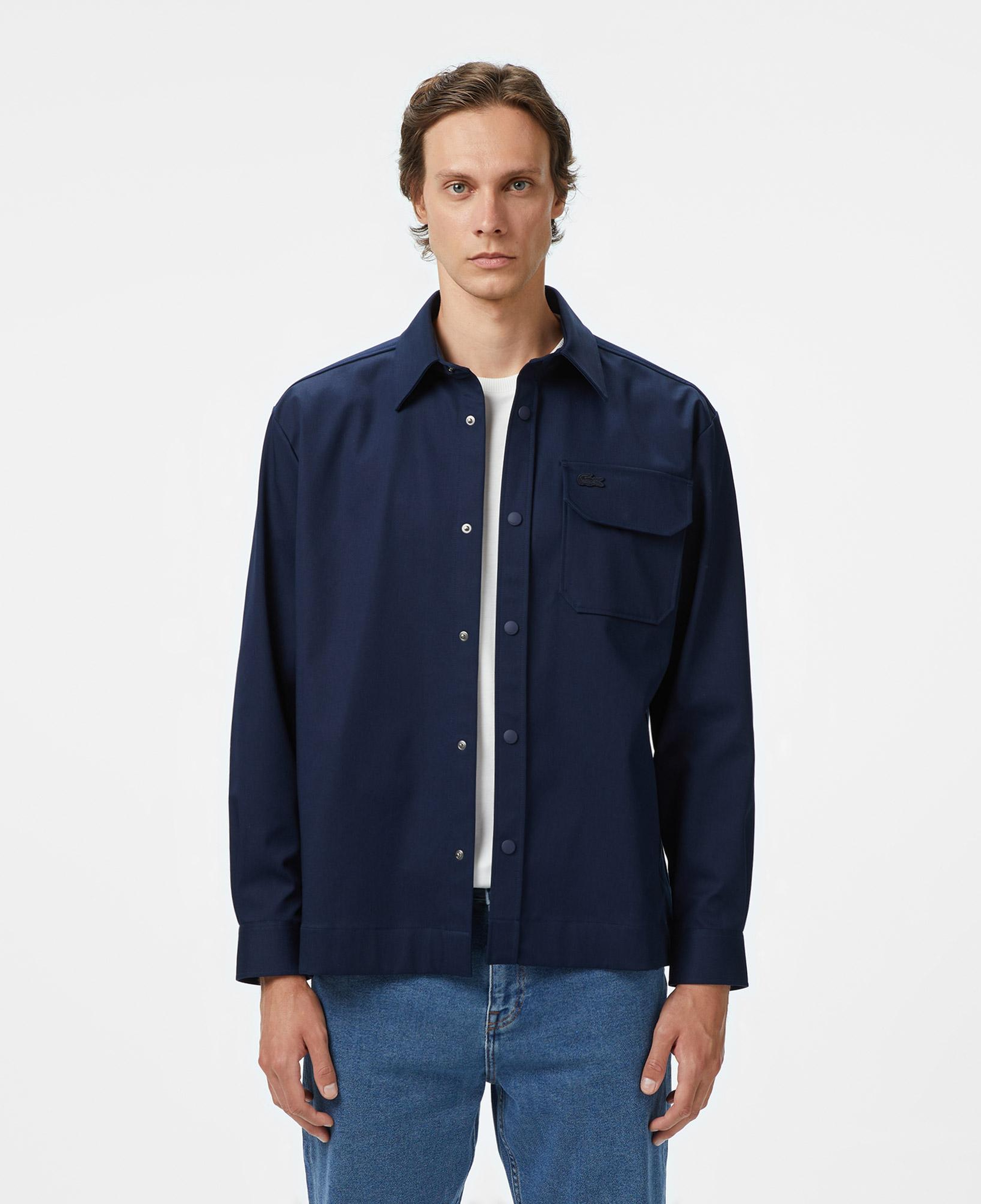 Lacoste Erkek Relaxed Fit Lacivert Gömlek