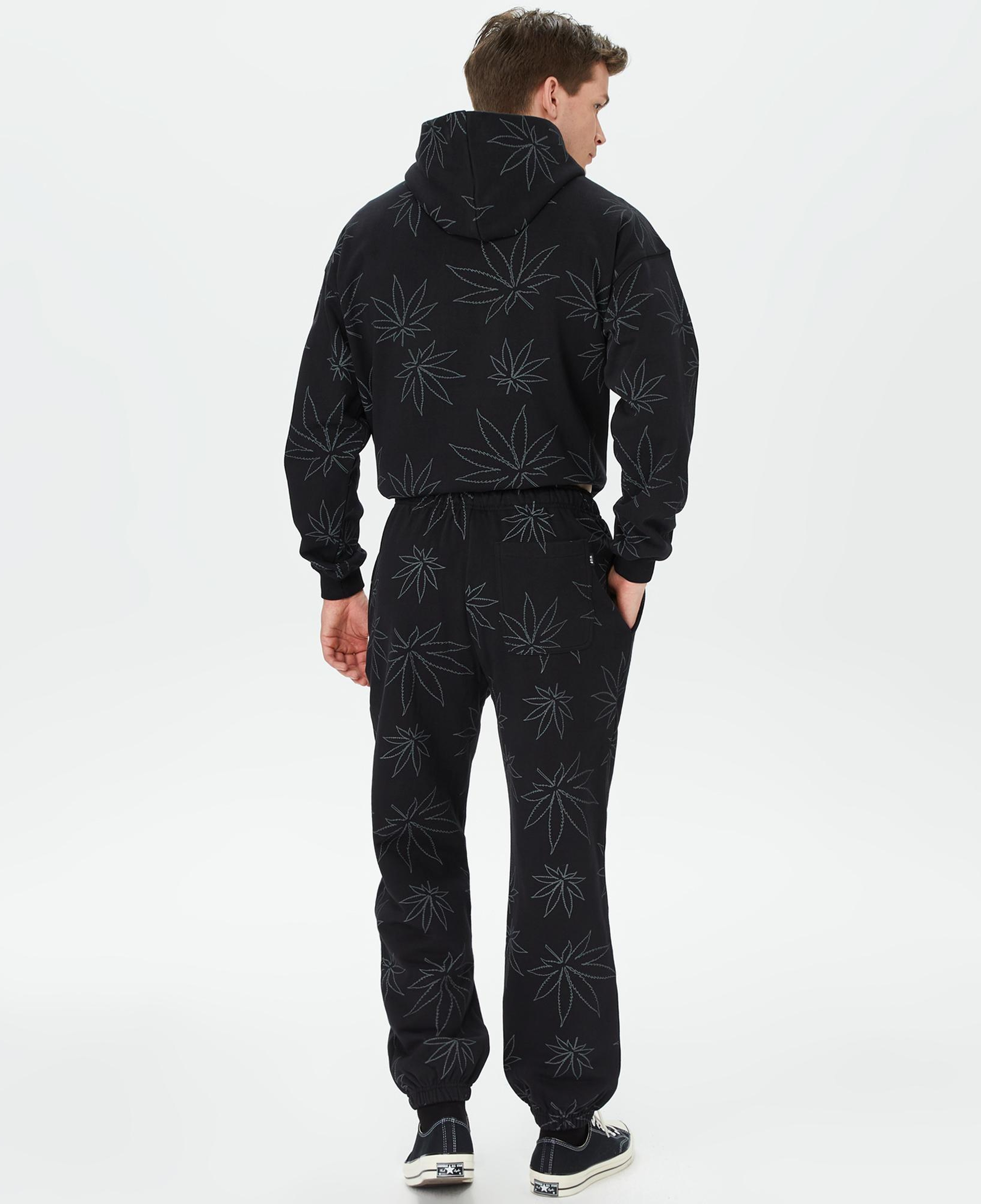 HUF Plantlife Polar Erkek Siyah Eşofman Altı