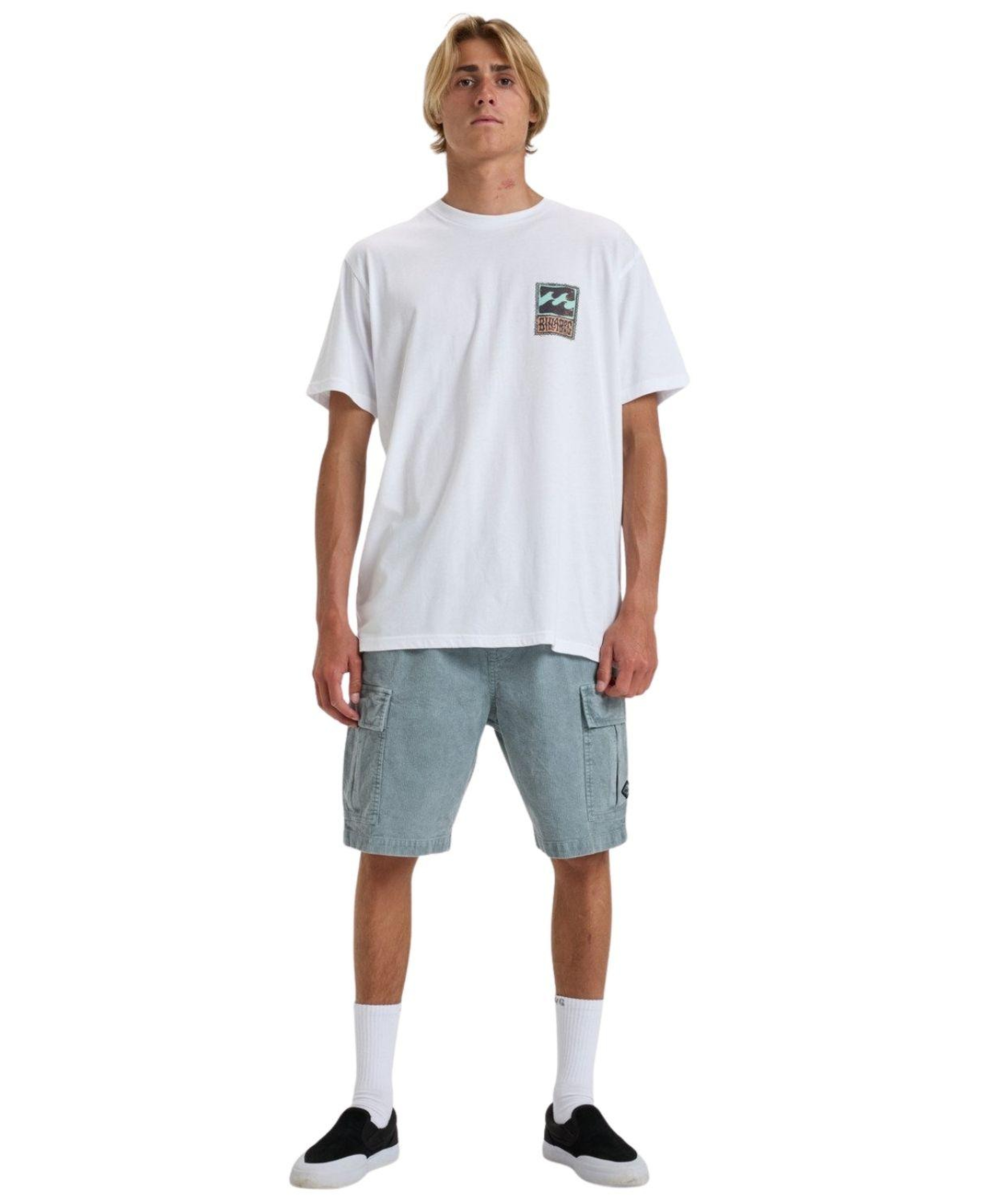 Billabong Stamp Erkek Beyaz Tişört