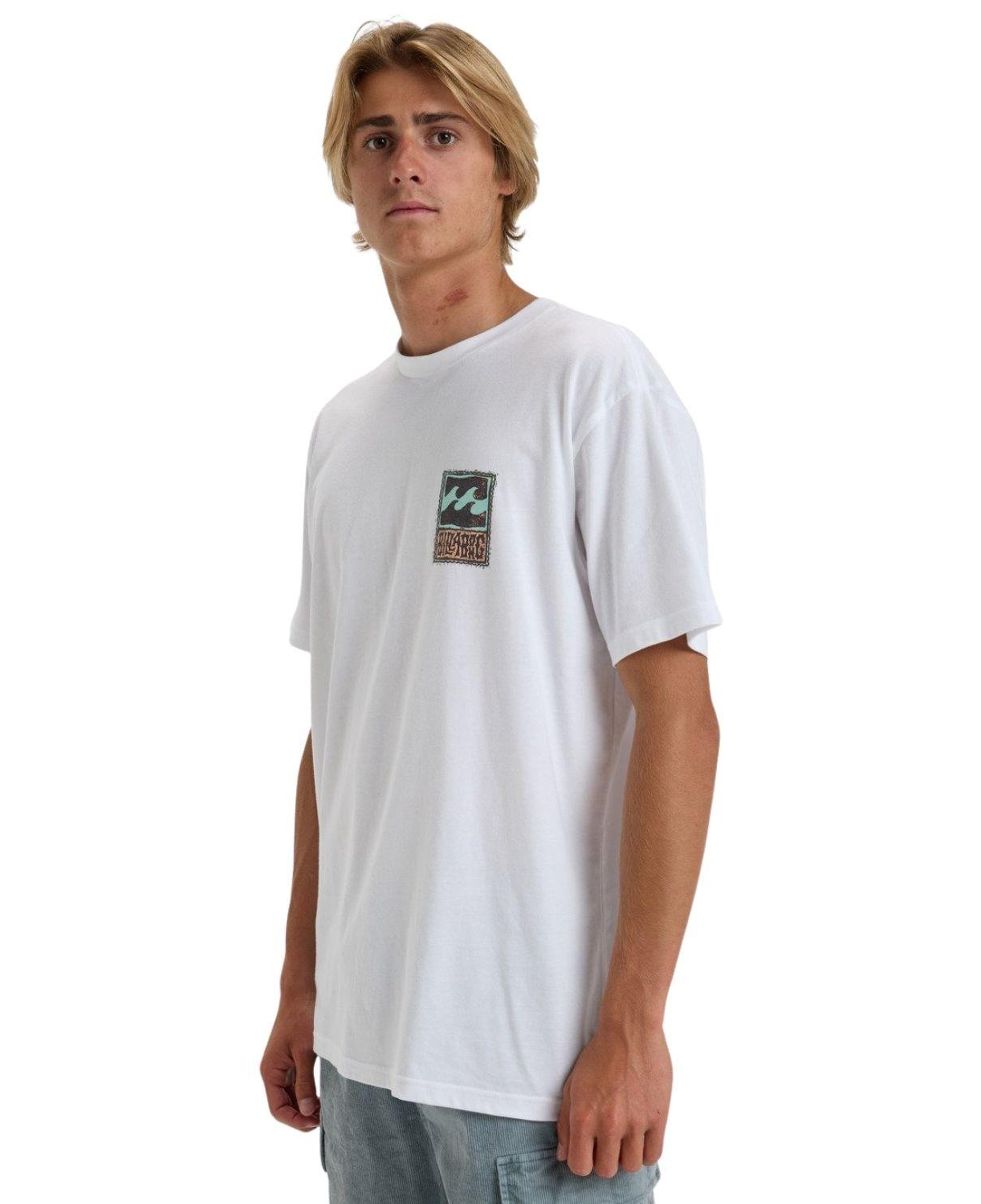 Billabong Stamp Erkek Beyaz Tişört