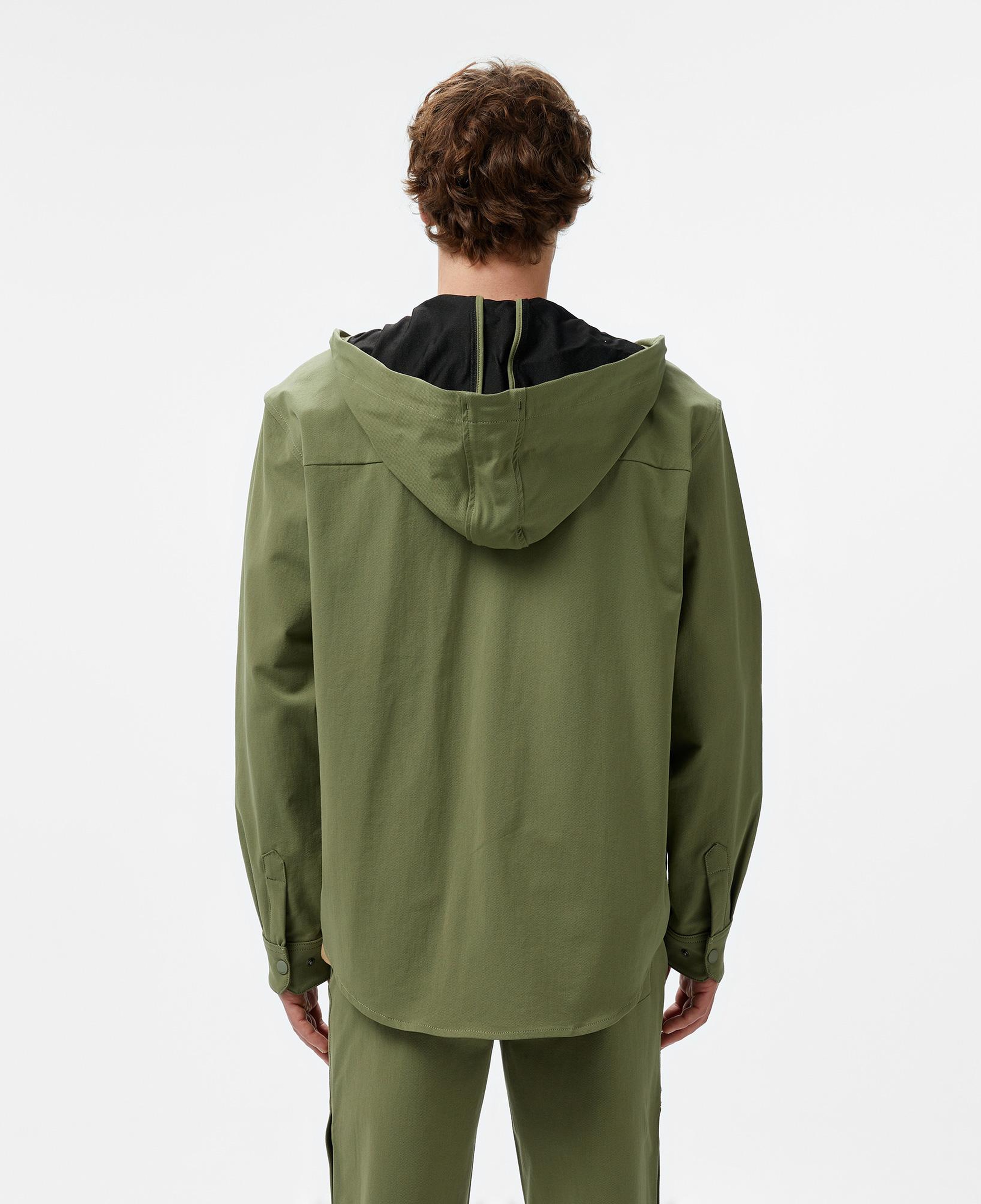 Lacoste Erkek Relaxed Fit Kapüşonlu Haki Ceket