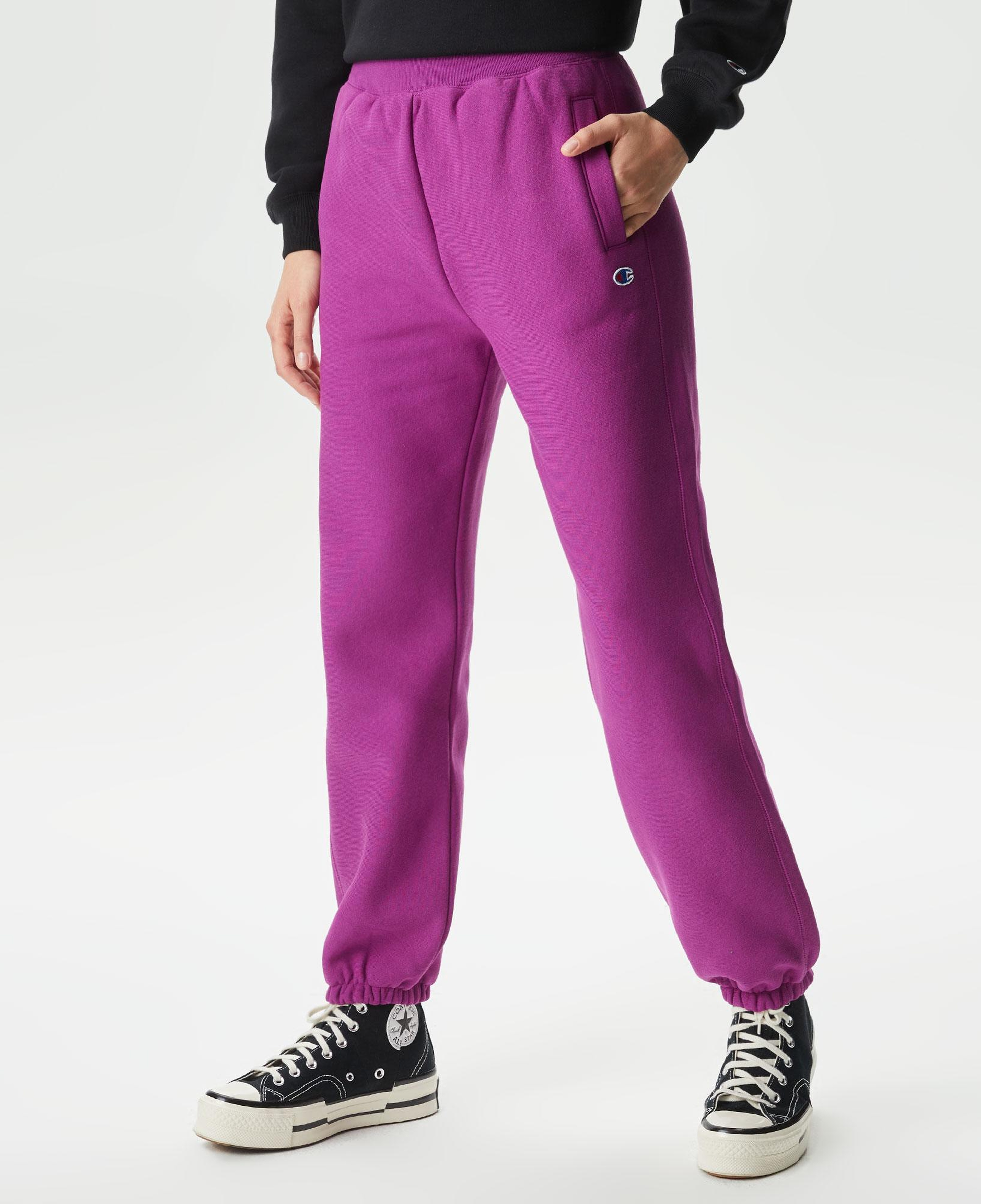 Champion Elastic Cuff Kadın Mor Eşofman Altı