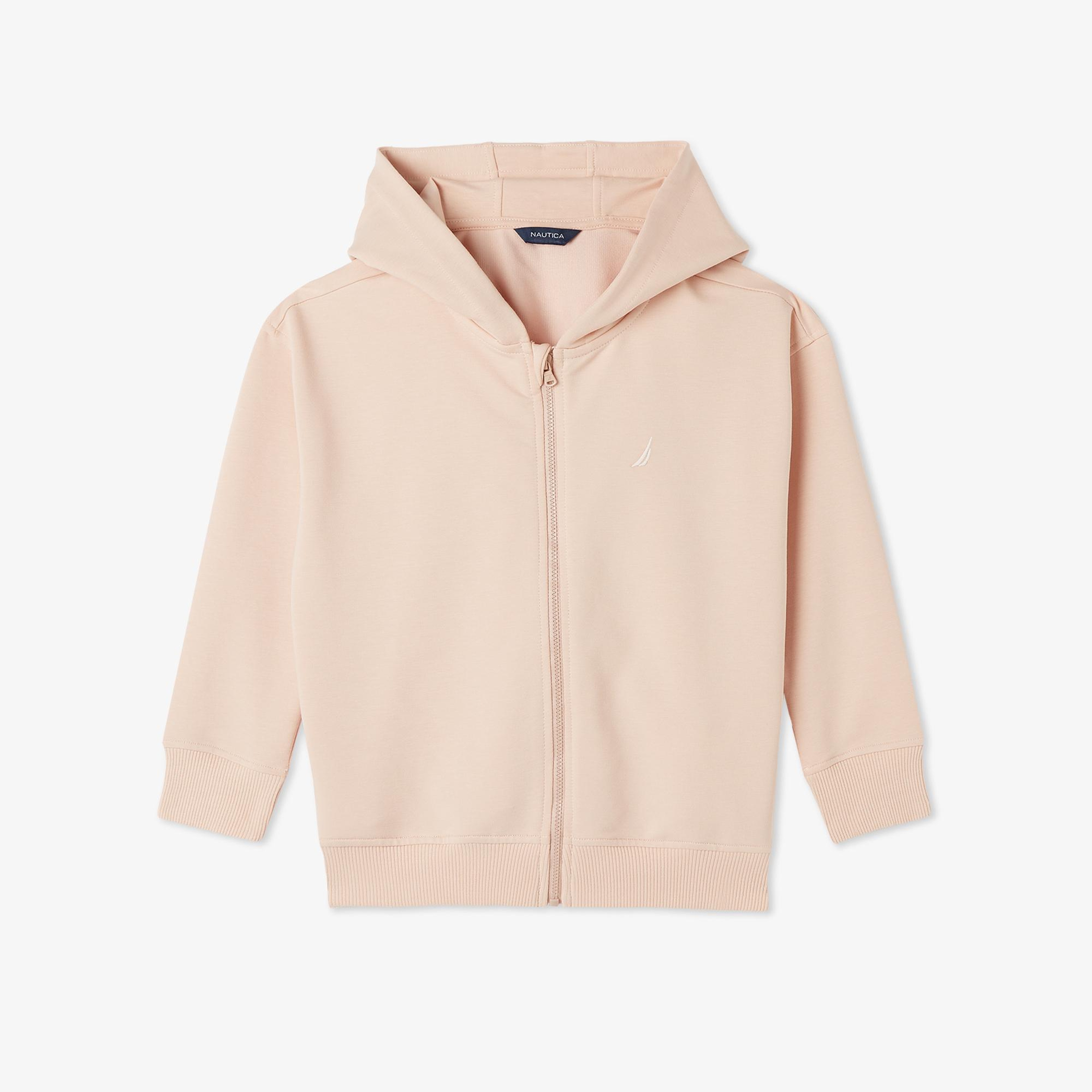 Nautica Kız Çocuk Pembe Standart Fit Kapüşonlu Sweatshirt