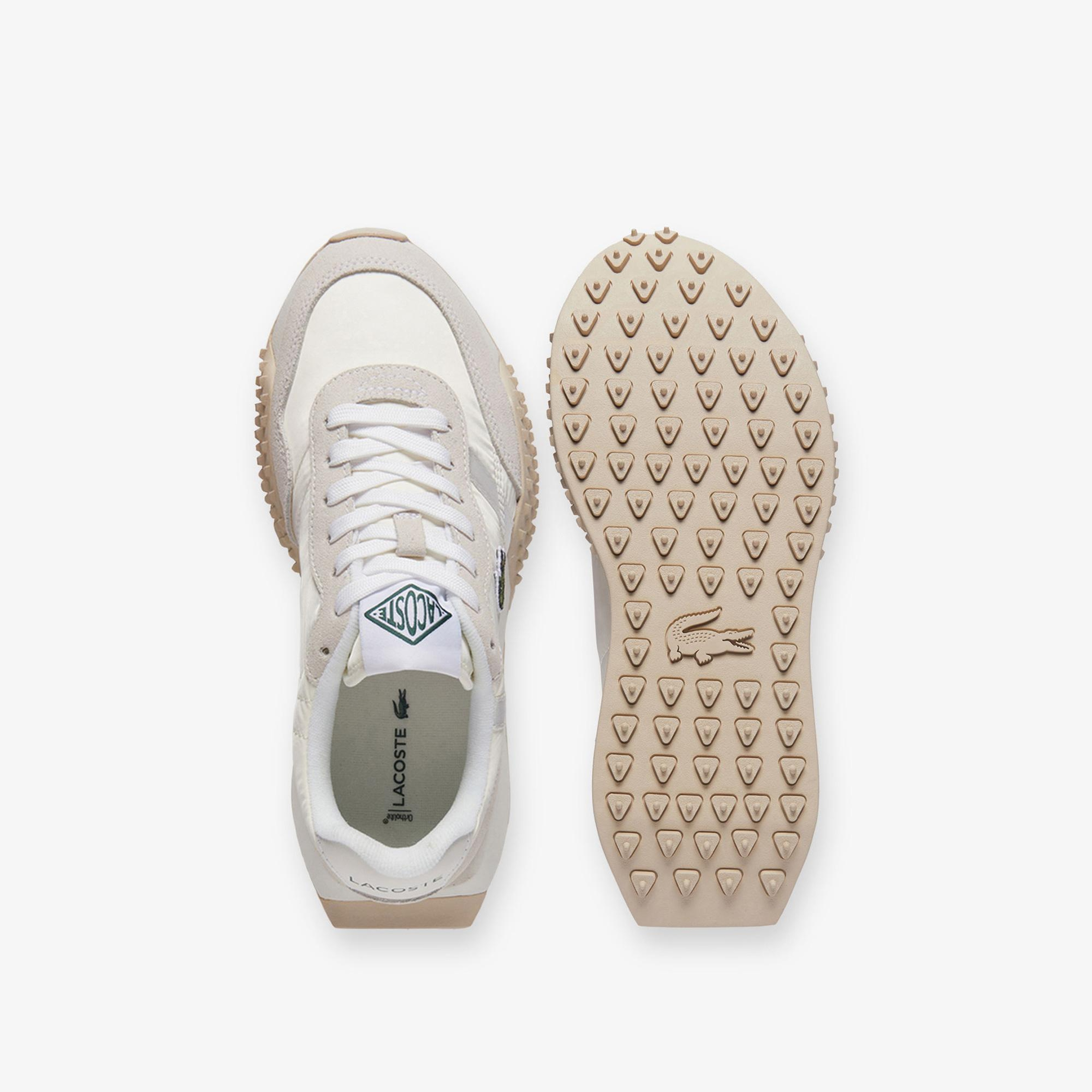 Lacoste L-Spin Deluxe Kadın Bej Sneaker