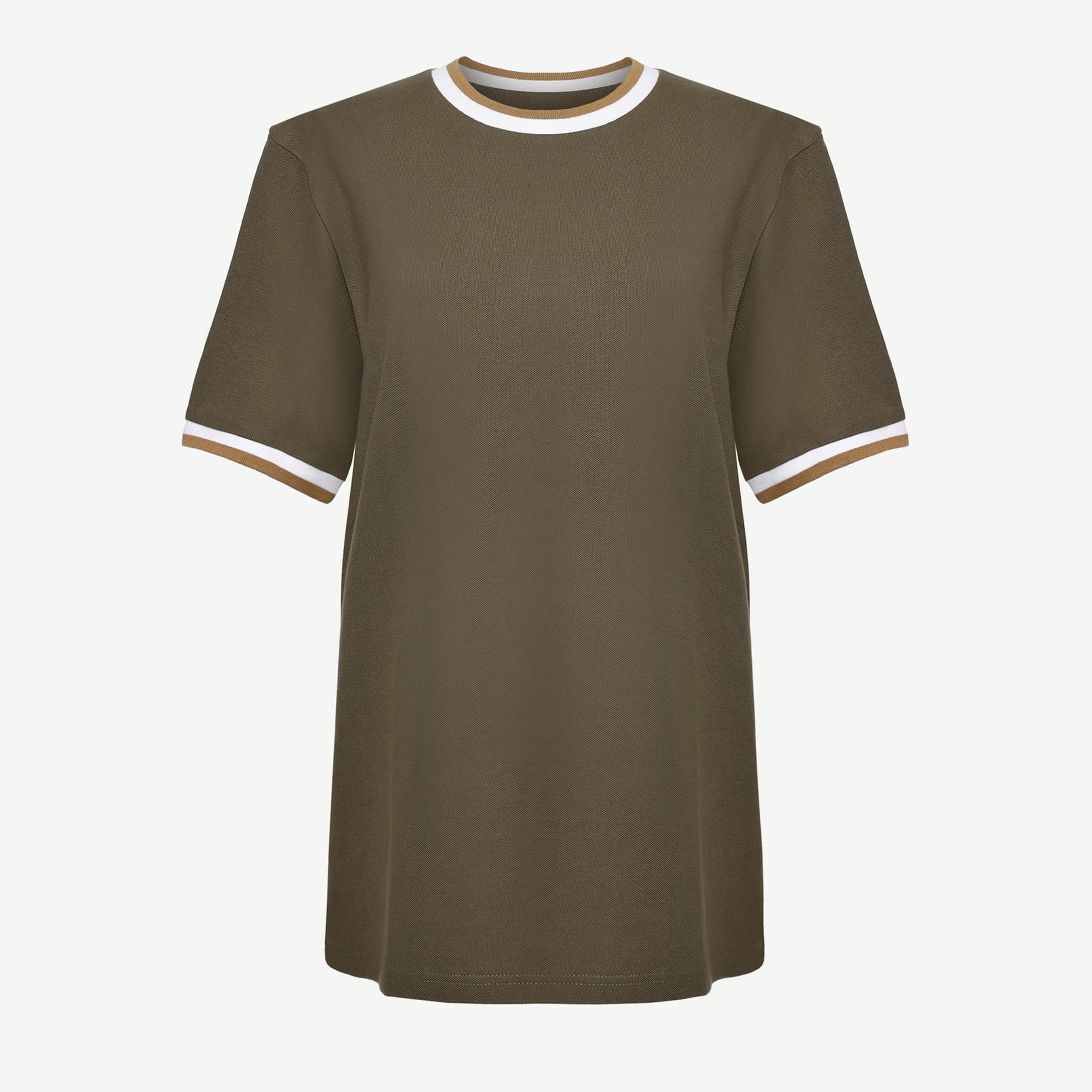 YARGICI Ribana Detaylı Erkek Bisiklet Yaka T-shirt