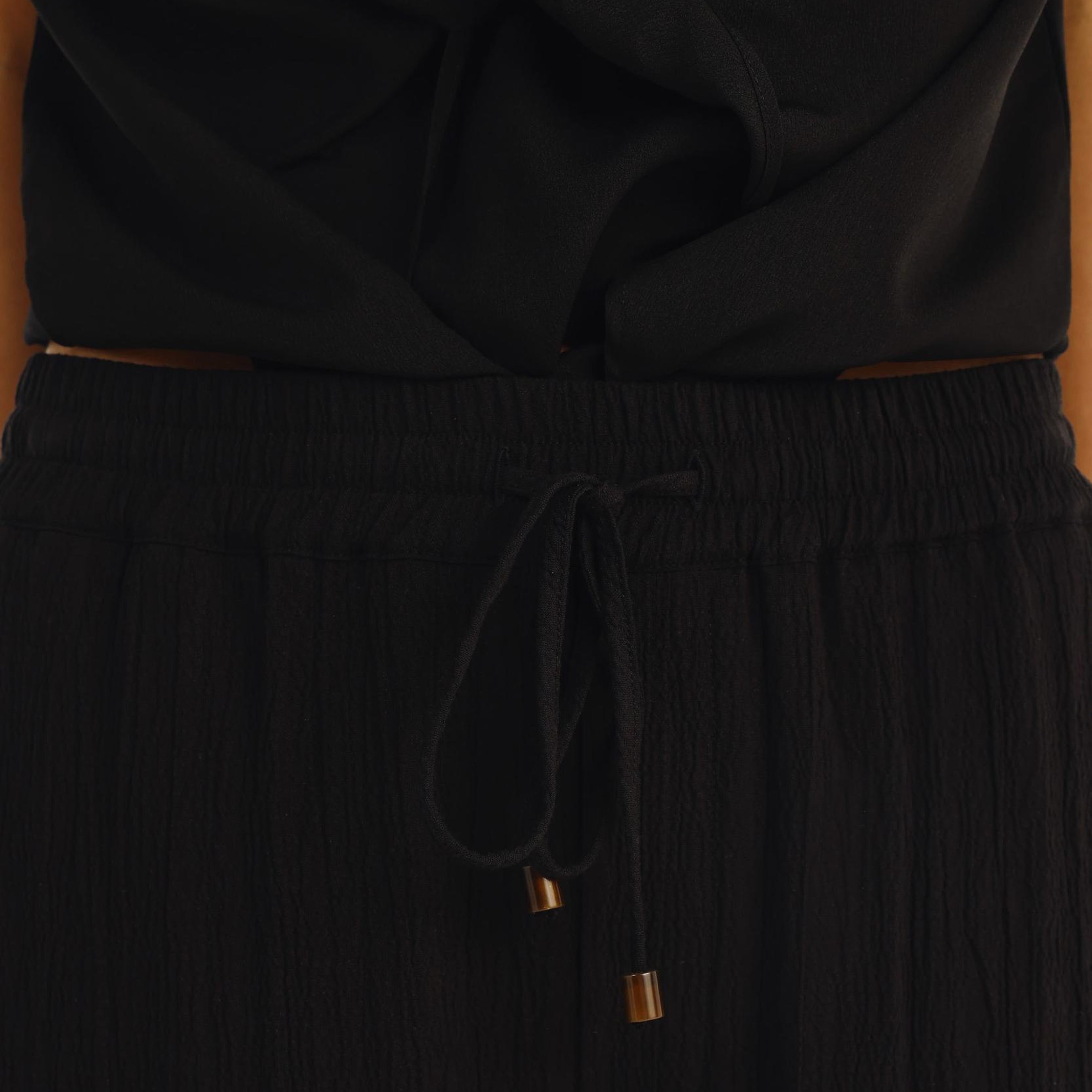 YARGICI Beli Bağlama Detaylı Pantolon