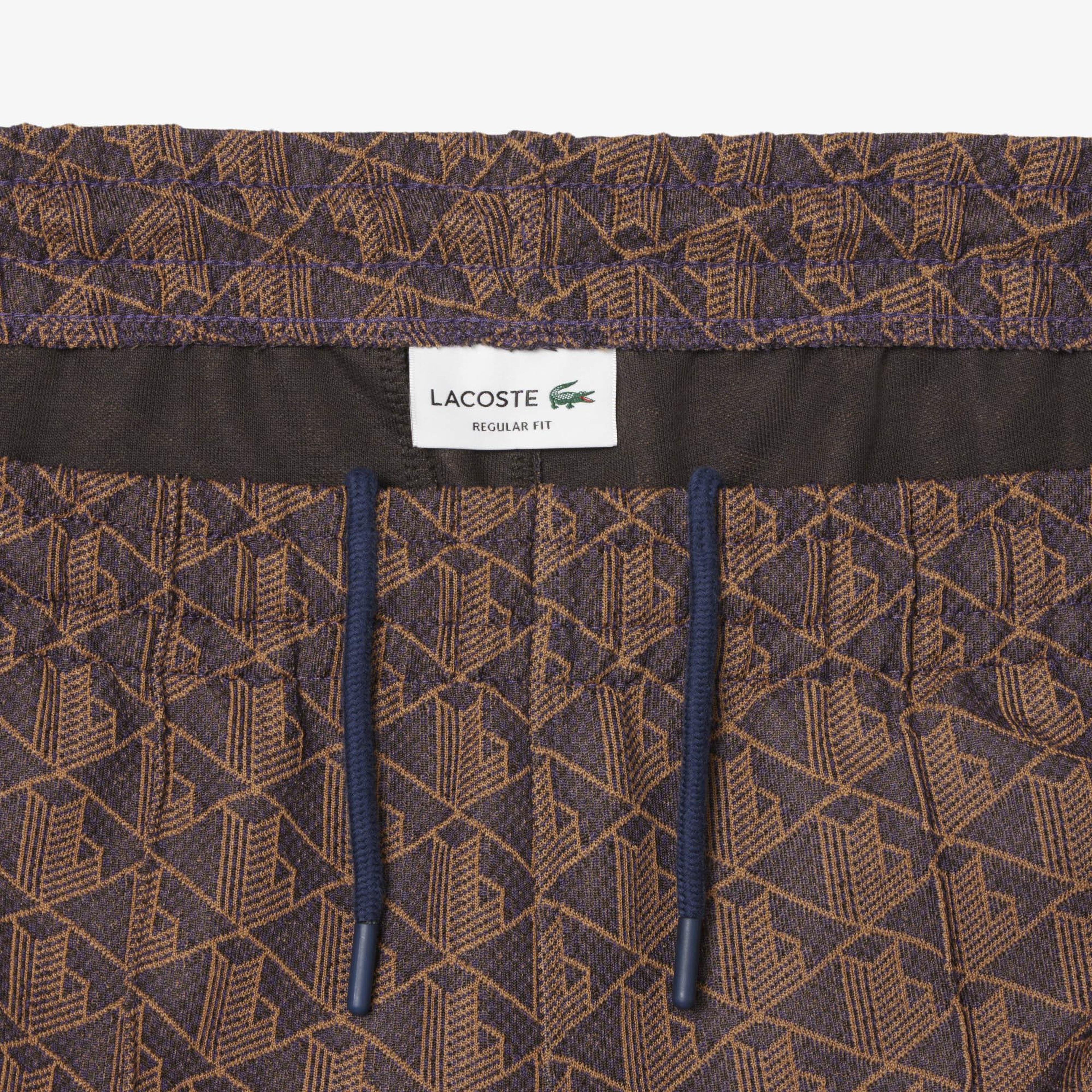 Lacoste Paris Monogram Erkek Mor Eşofman Altı