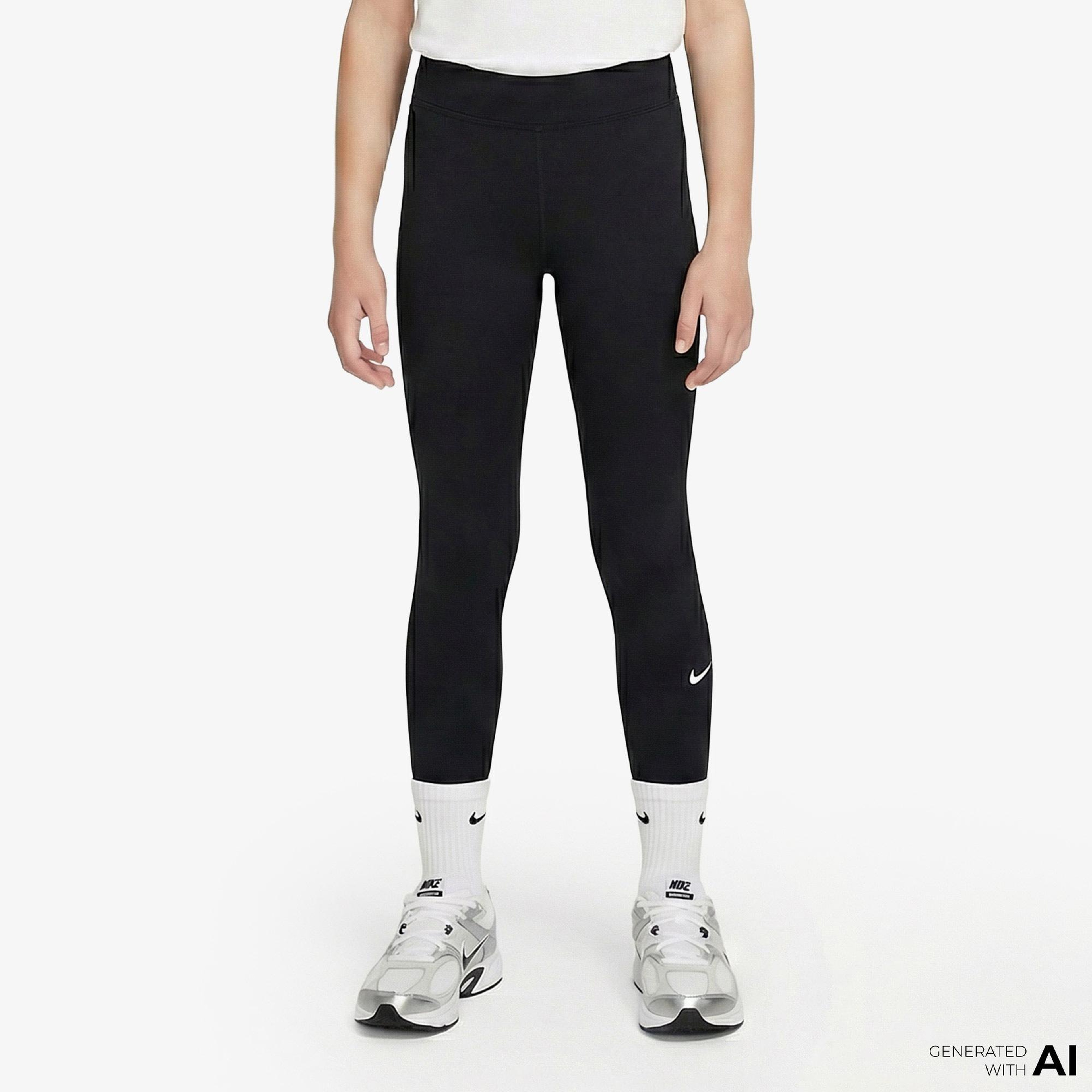Nike Dri-Fit One Çocuk Siyah Tayt
