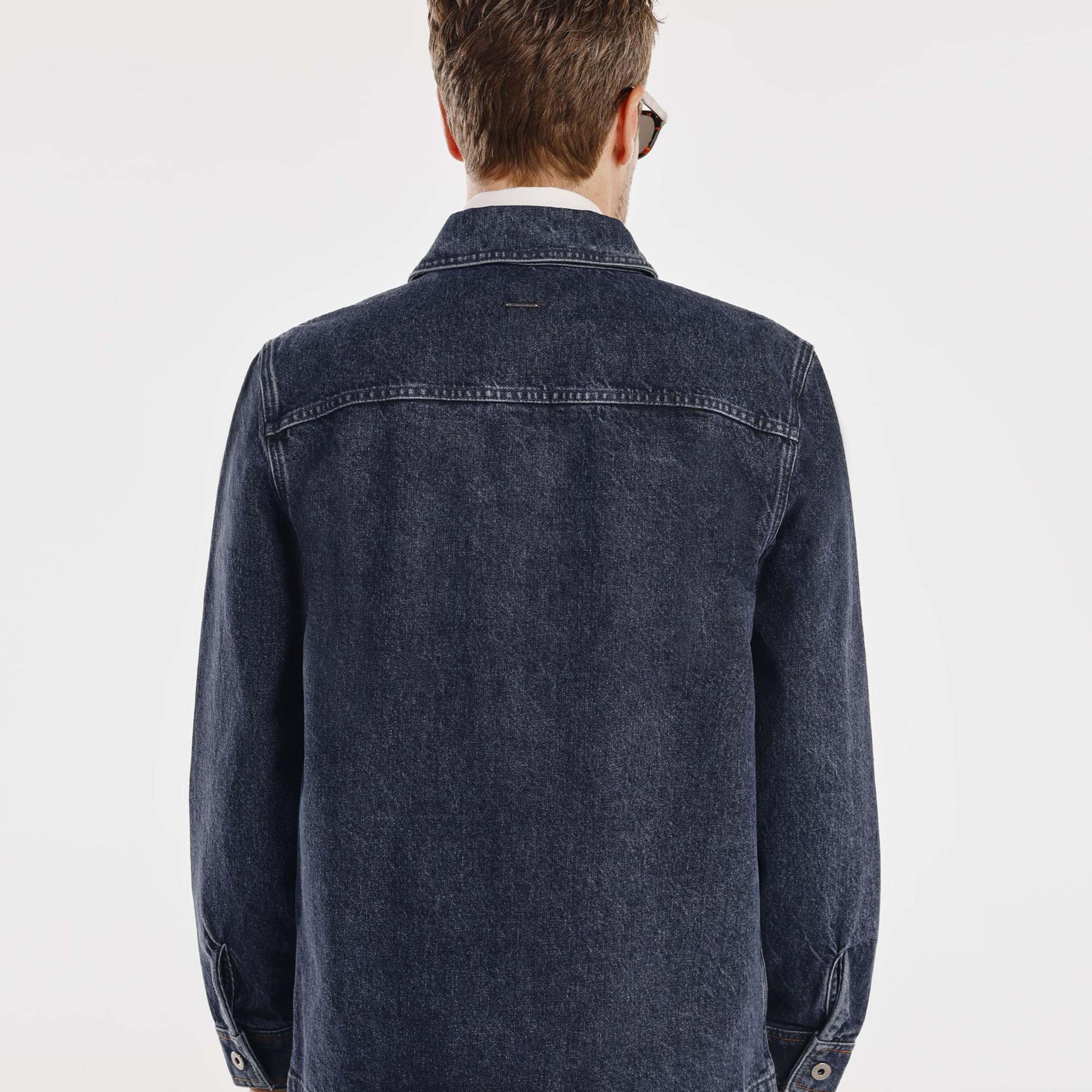 YARGICI Dikiş Detaylı Denim Ceket