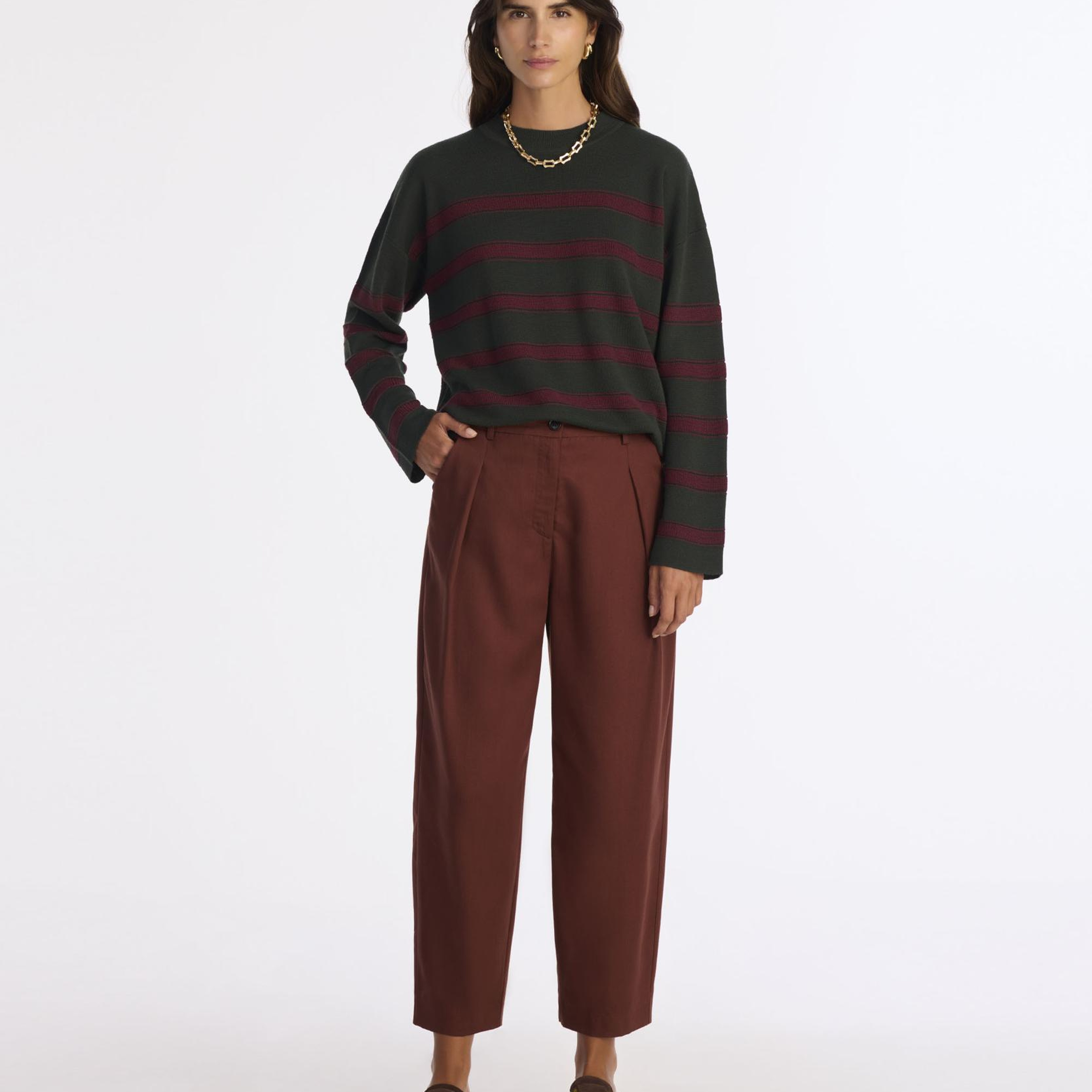 YARGICI Wide Leg Yüksek Bel Pantolon
