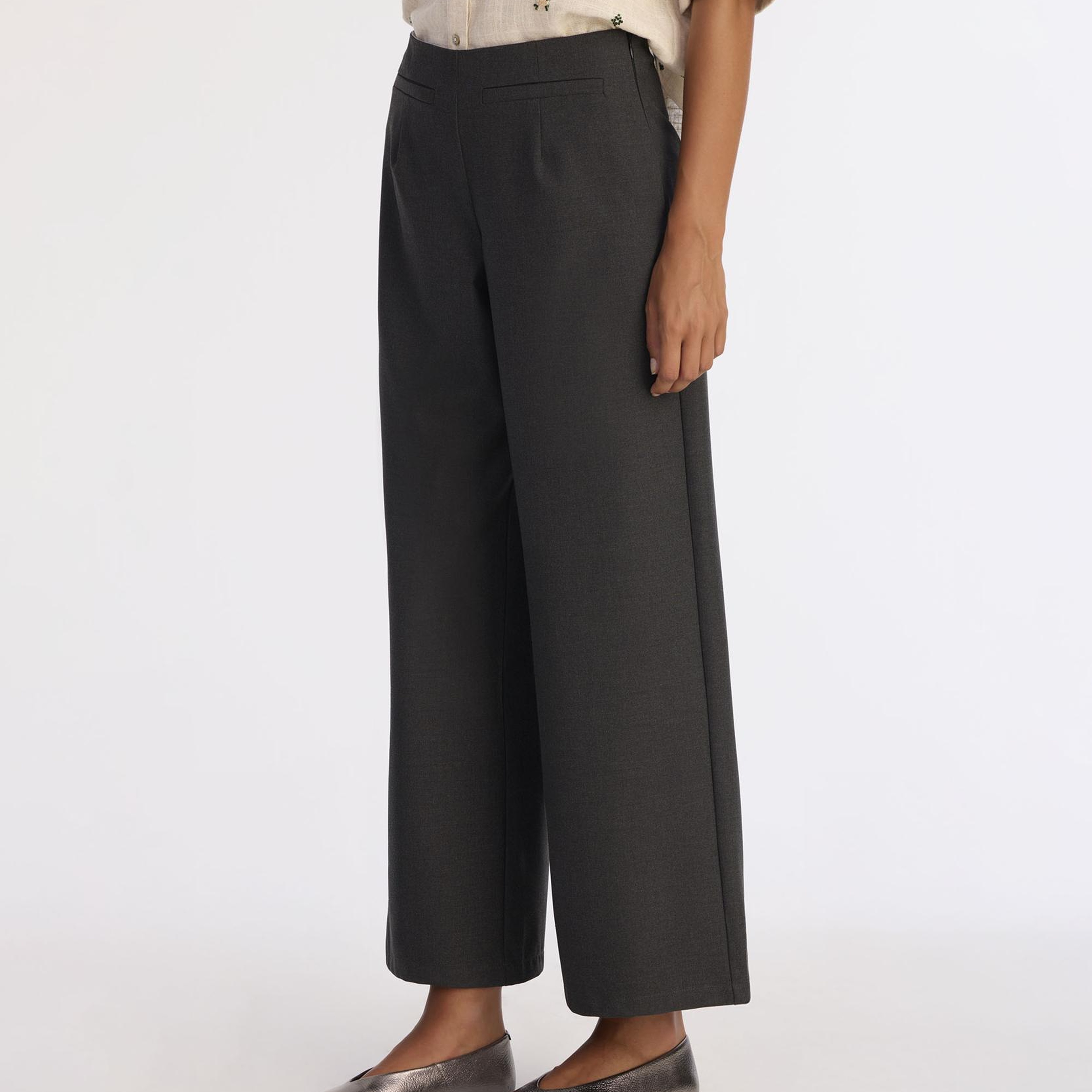 YARGICI Wide Leg Yüksek Bel Pantolon