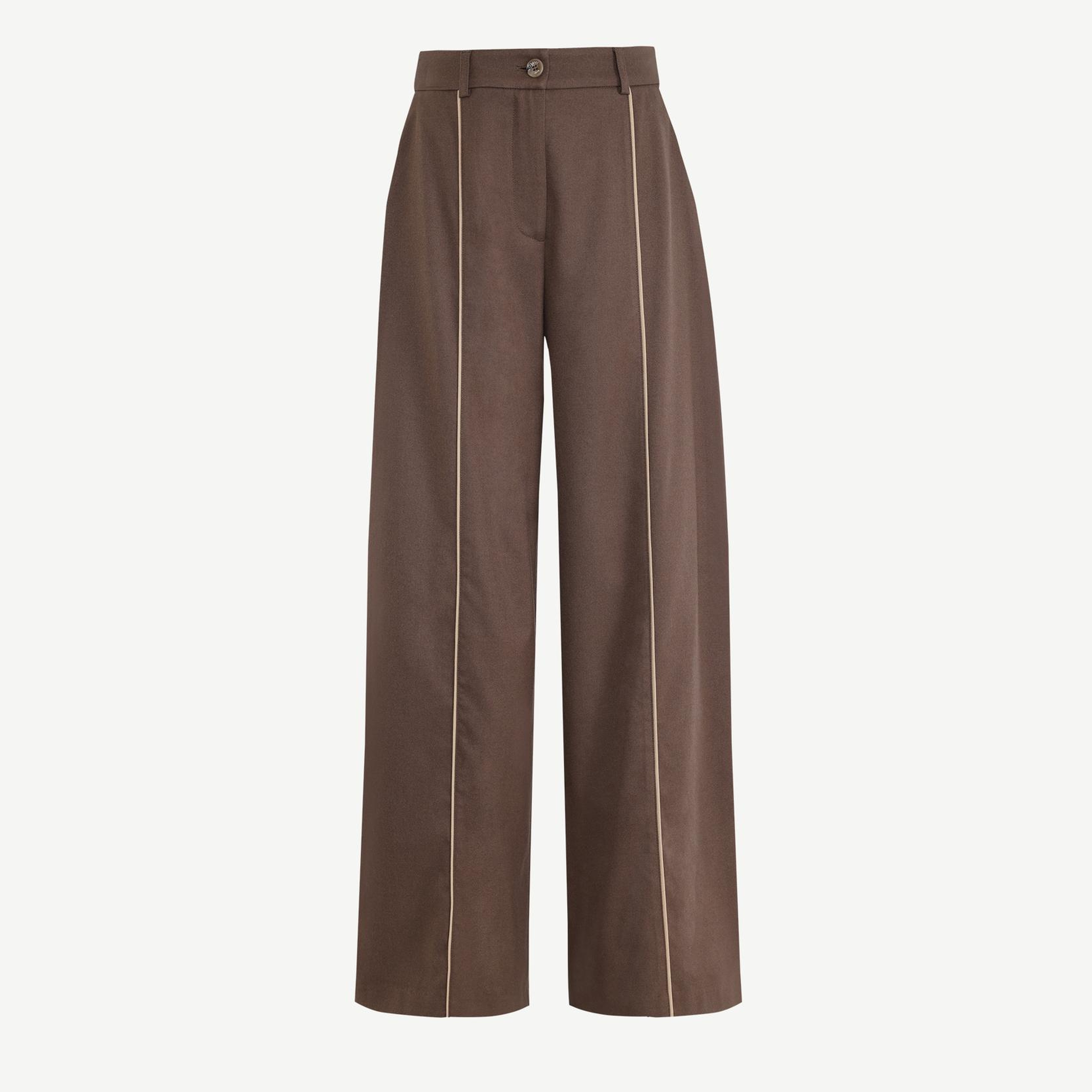 YARGICI Geniş Yüksek Bel Pantolon