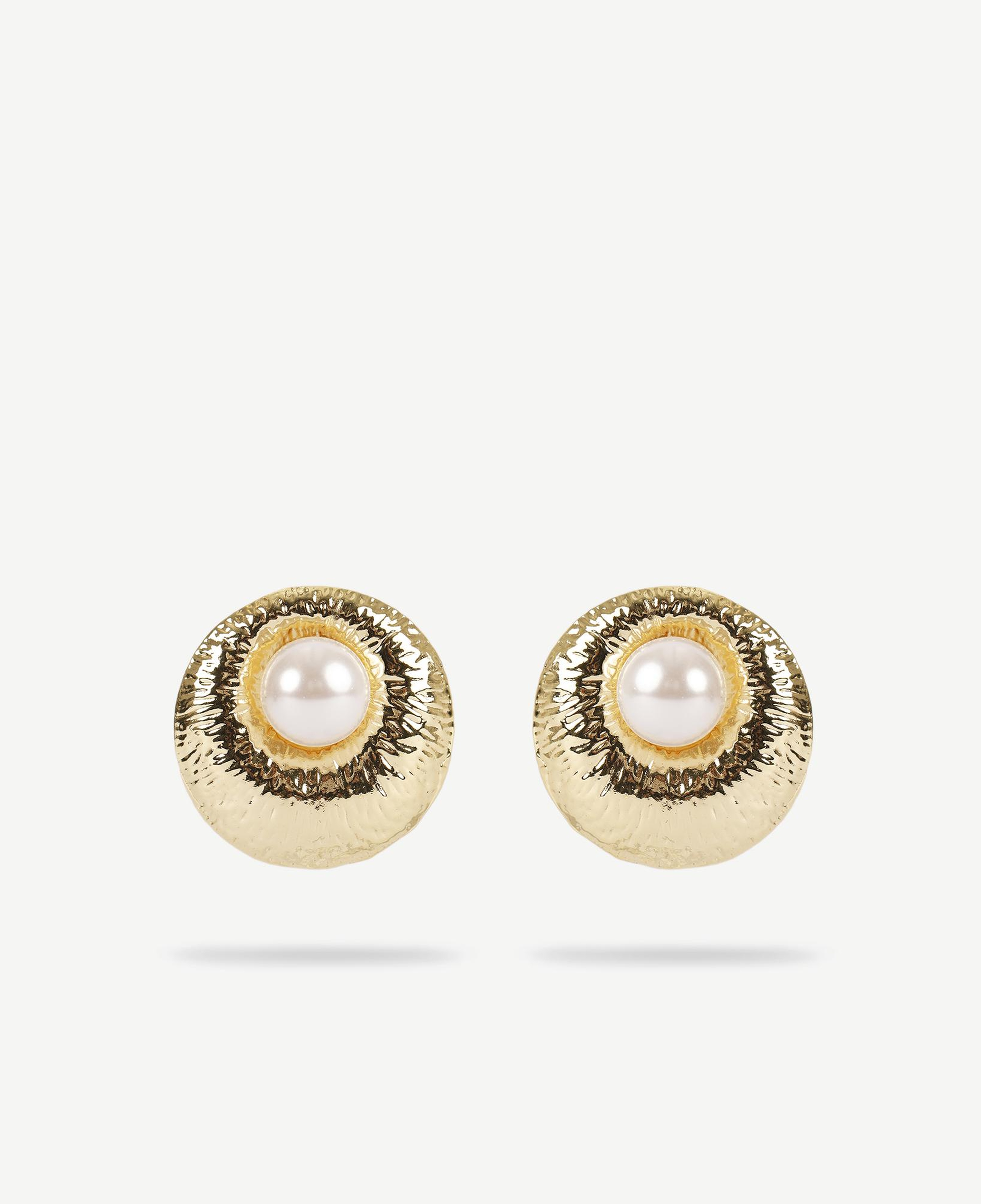 YARGICI İnci Detaylı Gold Küpe