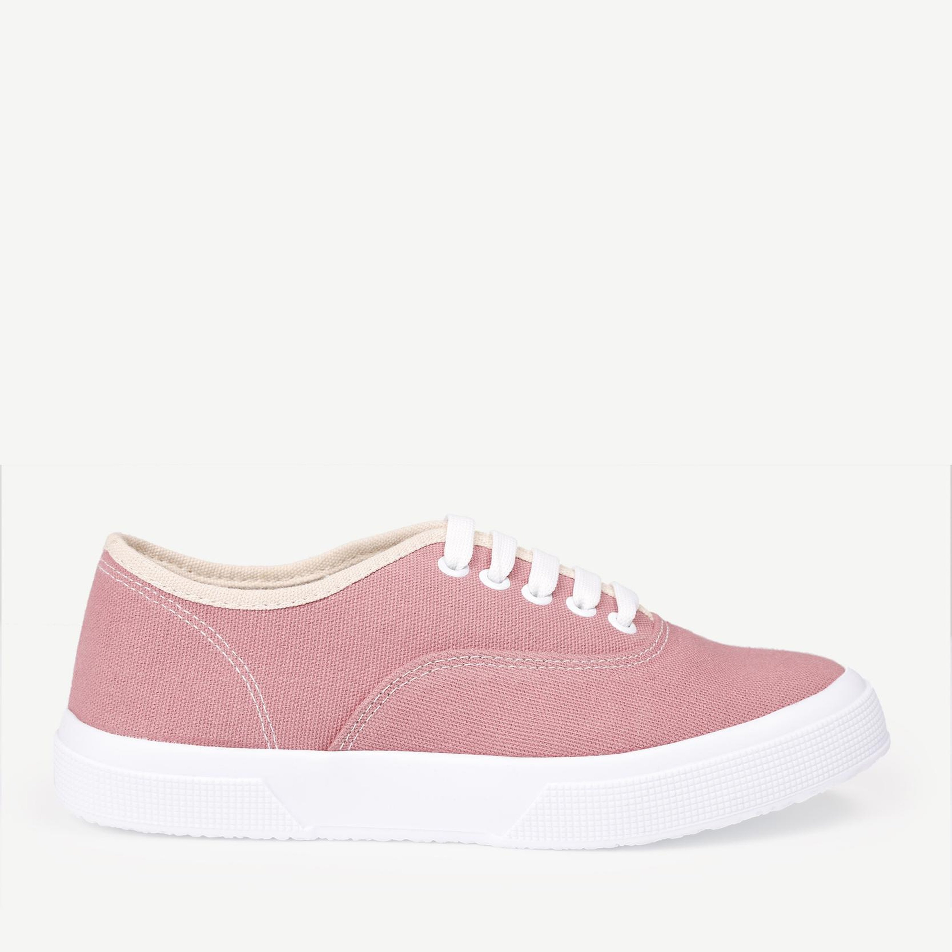 YARGICI Düz Renk Kumaş Sneaker