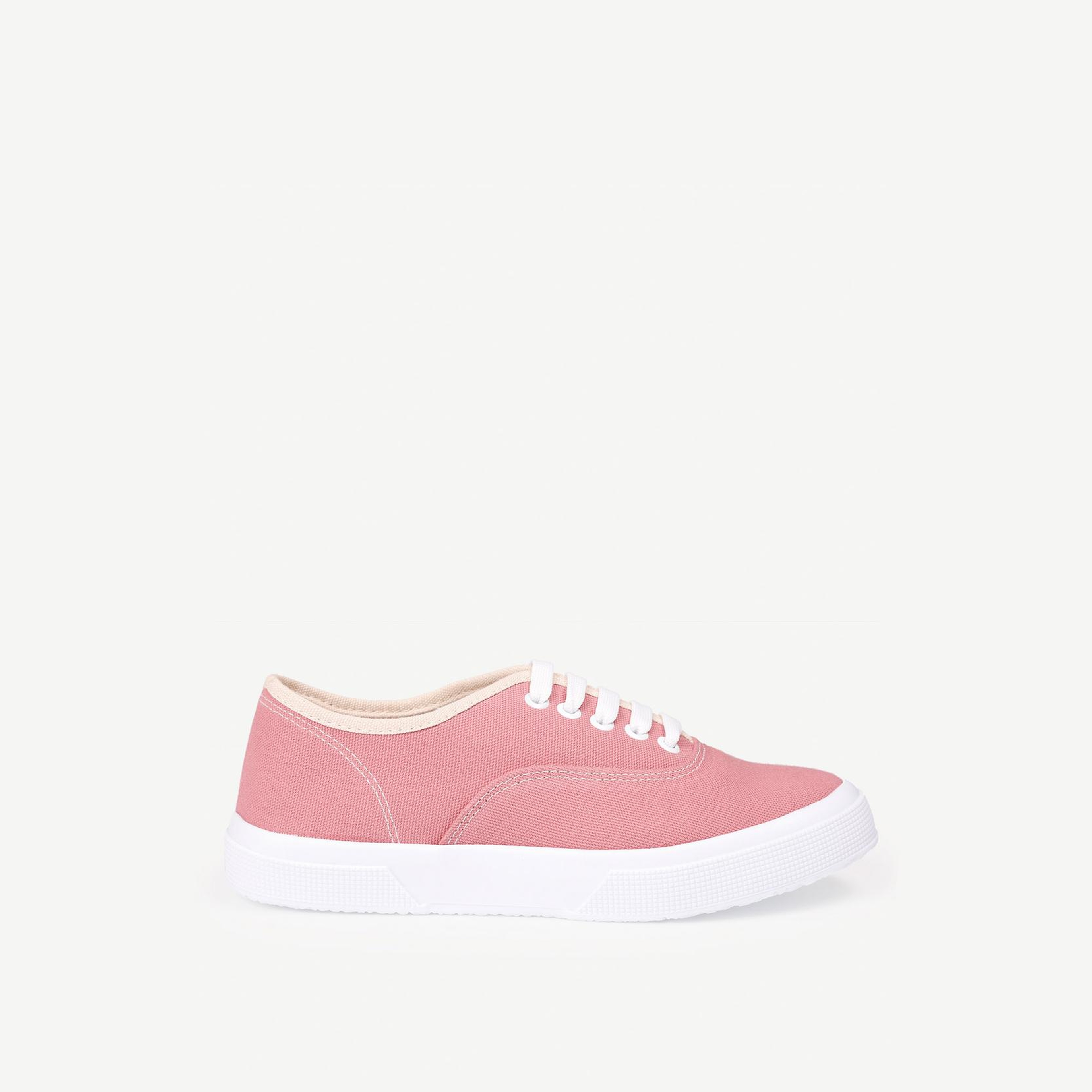 YARGICI Düz Renk Kumaş Sneaker