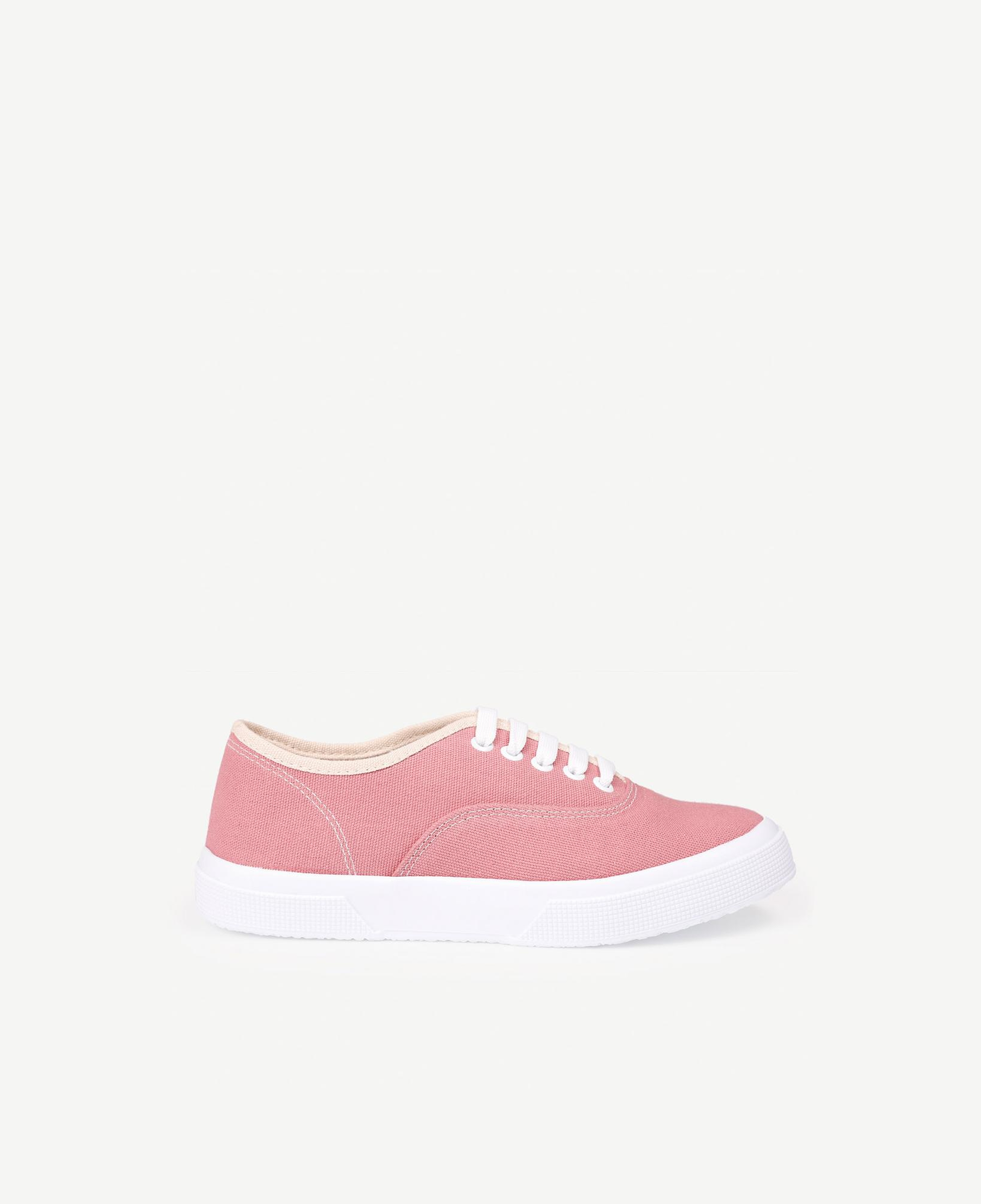 YARGICI Düz Renk Kumaş Sneaker