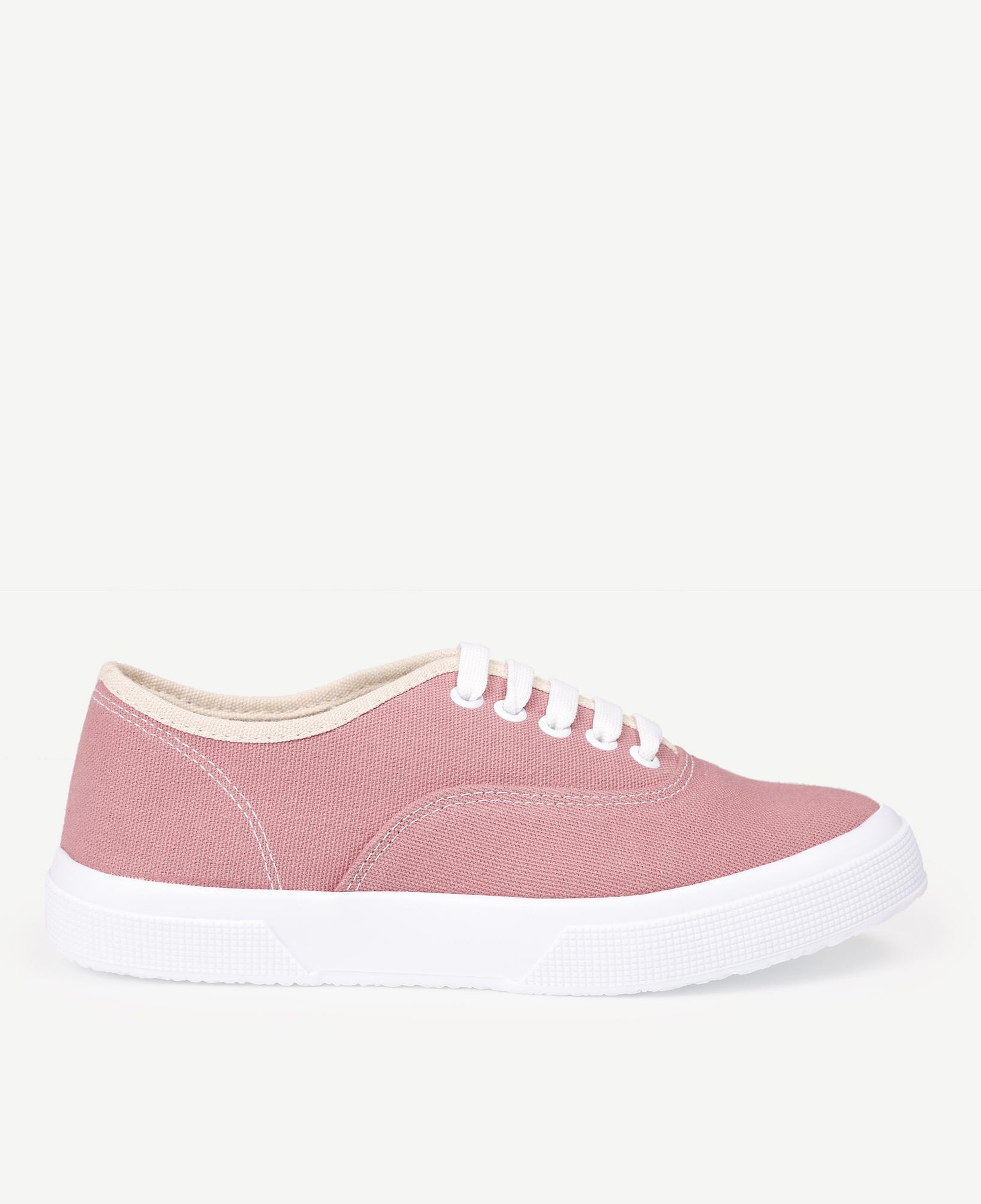 YARGICI Düz Renk Kumaş Sneaker