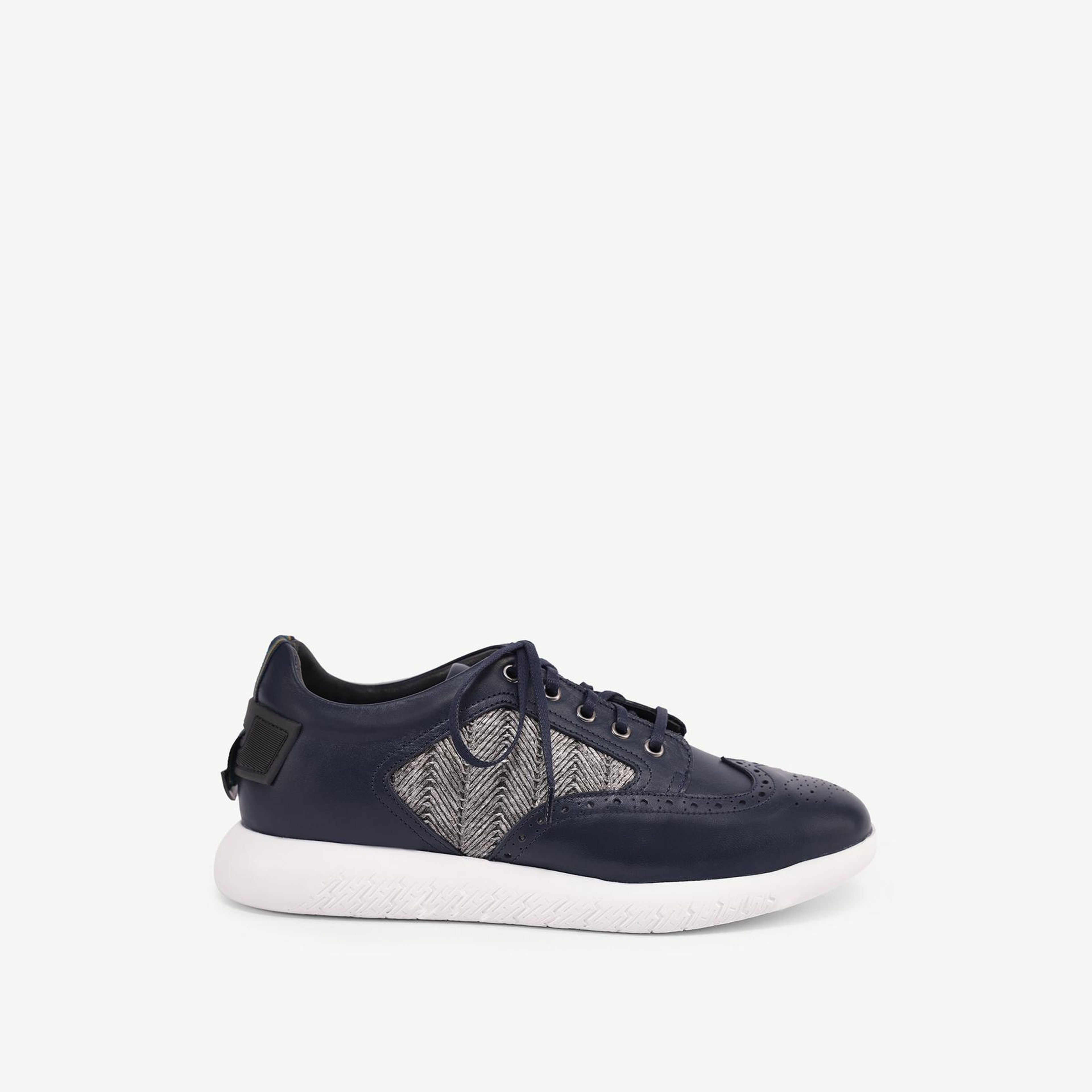 YARGICI Hasır Detaylı Deri Sneakers