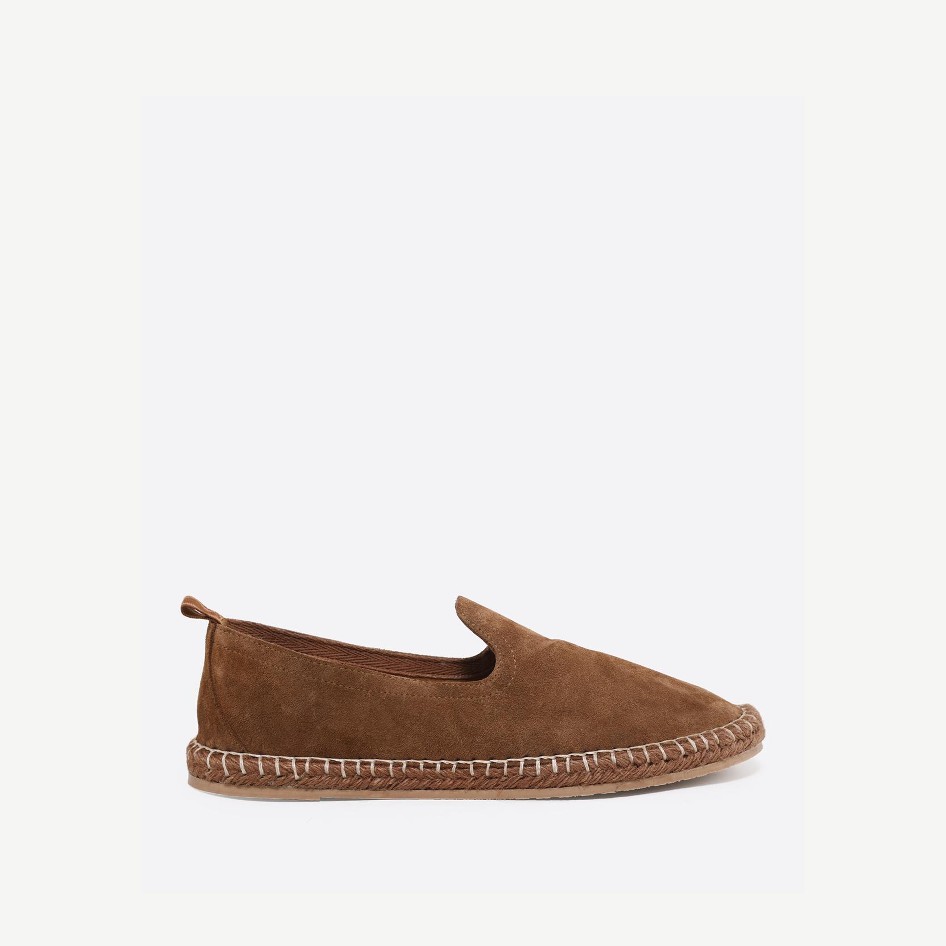 YARGICI Renk Detaylı Deri Espadril