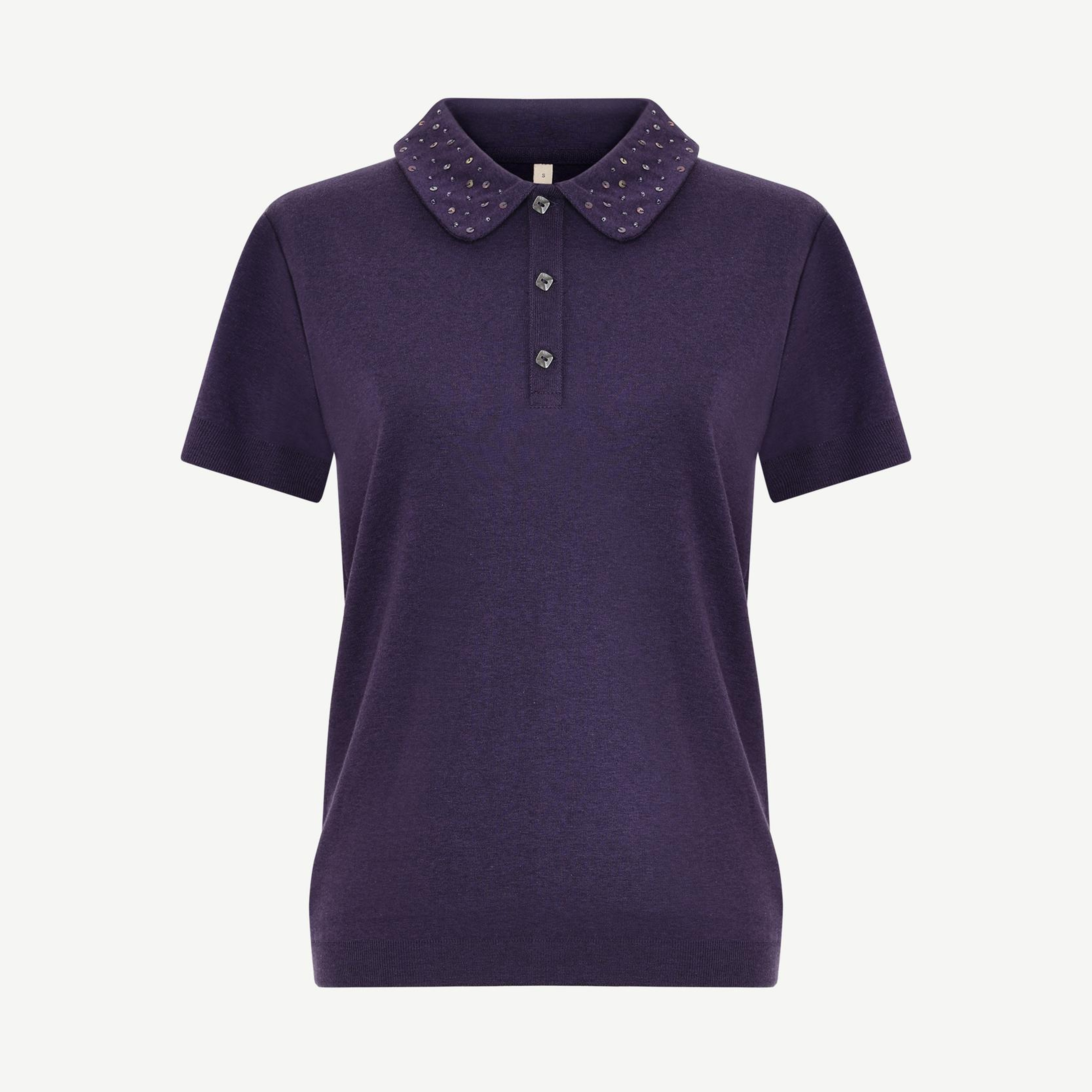 YARGICI Regular Polo Yaka Kısa Kol Kazak