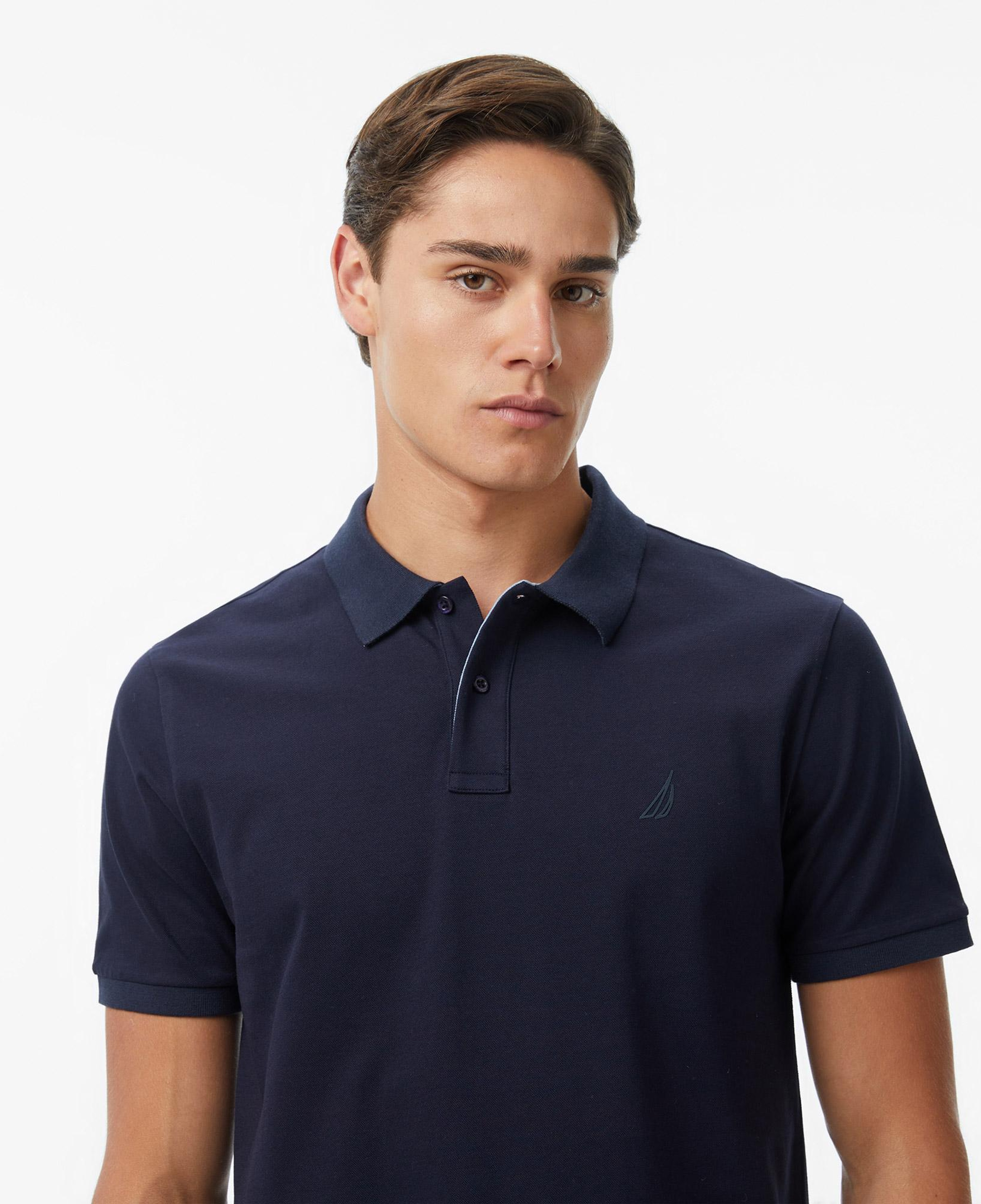 Nautica Erkek Lacivert Regular Fit Polo Yaka T-Shirt
