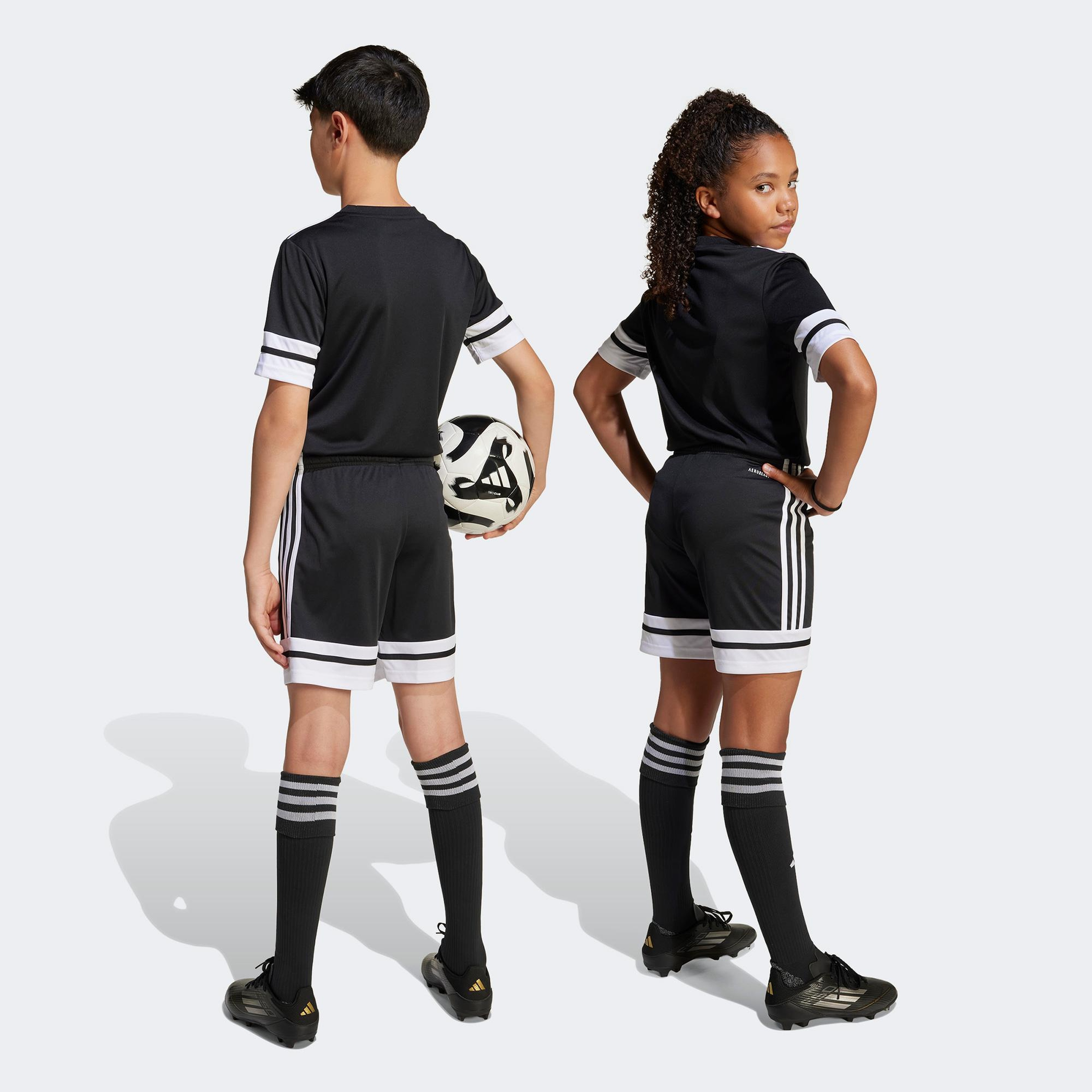 adidas Squadra 25 Çocuk Siyah Futbol Şortu