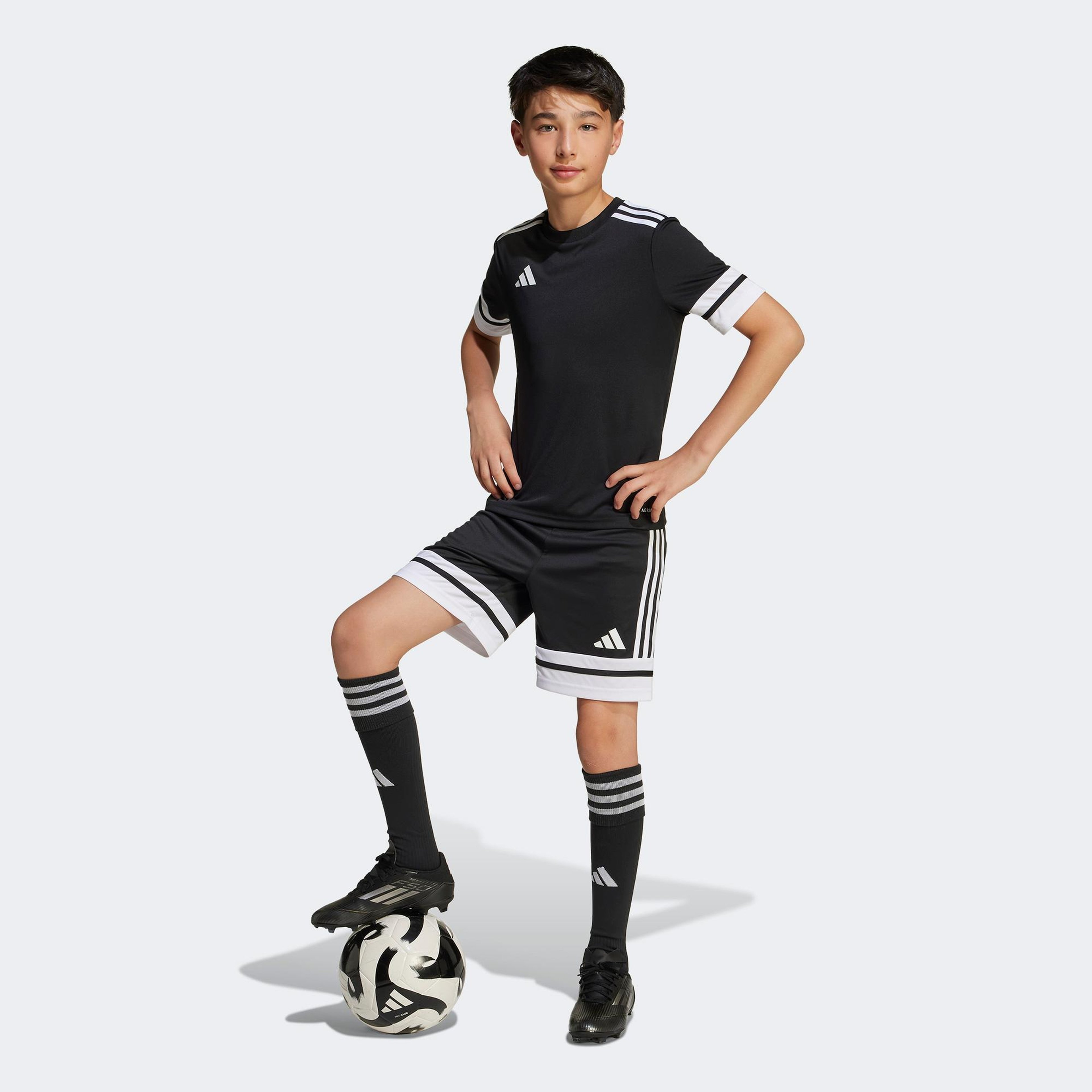 adidas Squadra 25 Çocuk Siyah Futbol Şortu