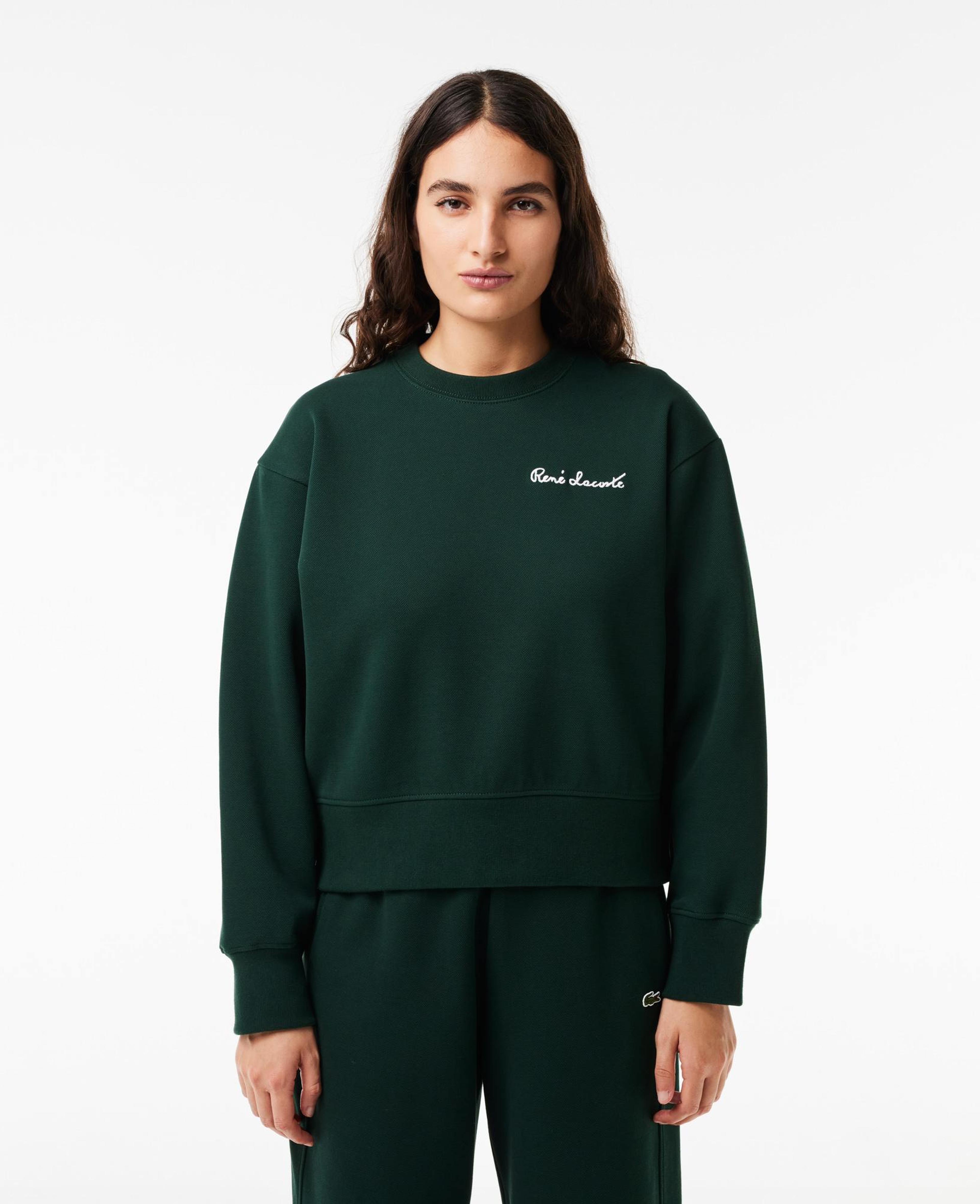 Lacoste Classic Kadın Siyah Sweatshirt