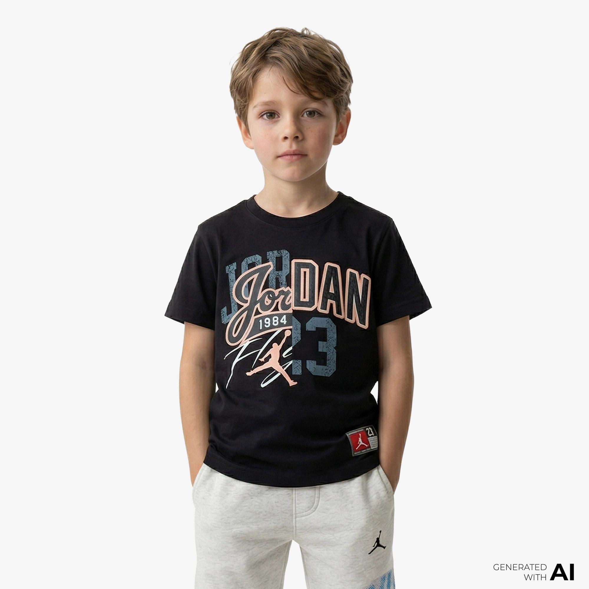 Jordan Varsity Split Çocuk Siyah T-Shirt