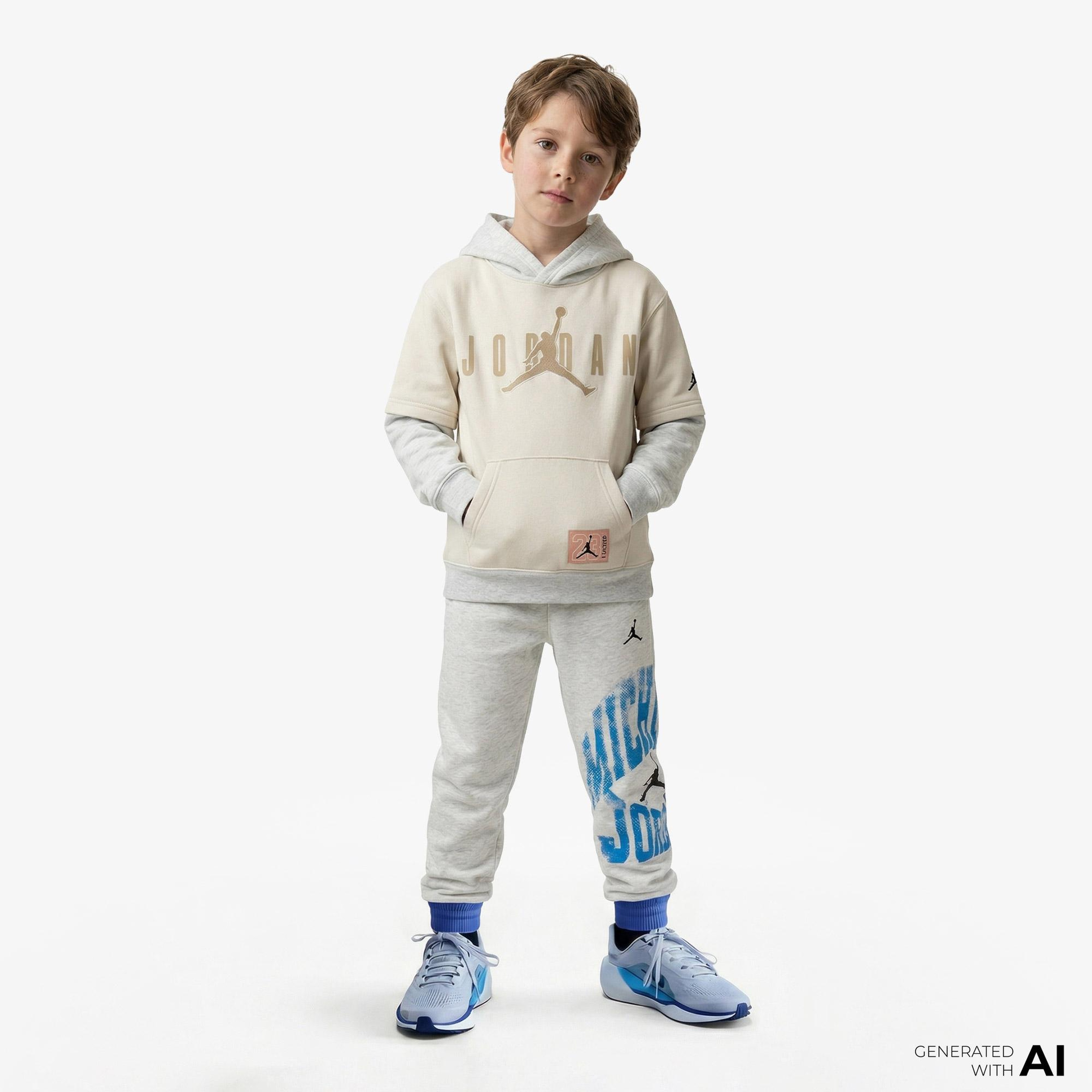 Jordan Future Flight Pullover Çocuk Siyah Sweatshirt
