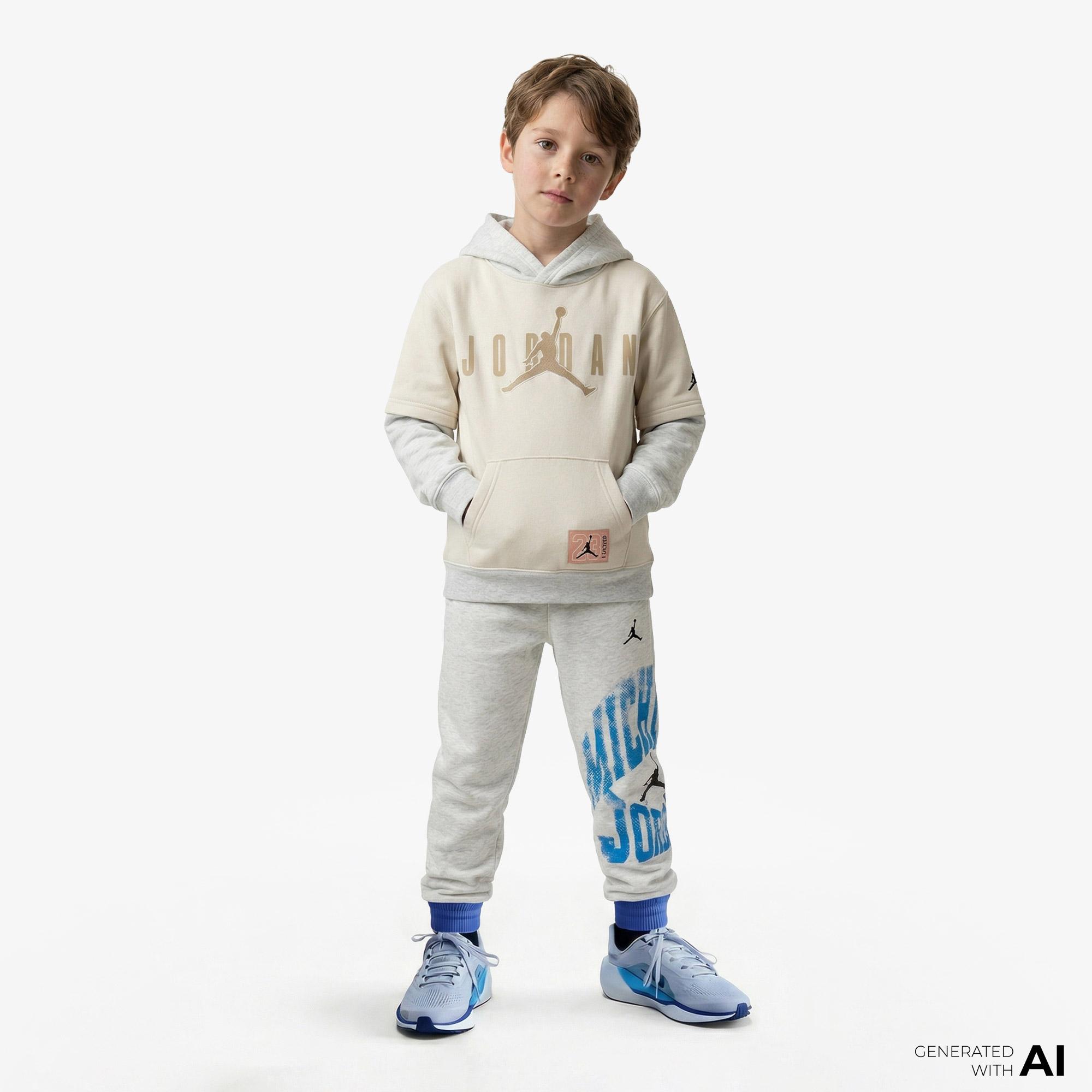 Jordan Future Flight Pullover Çocuk Siyah Sweatshirt